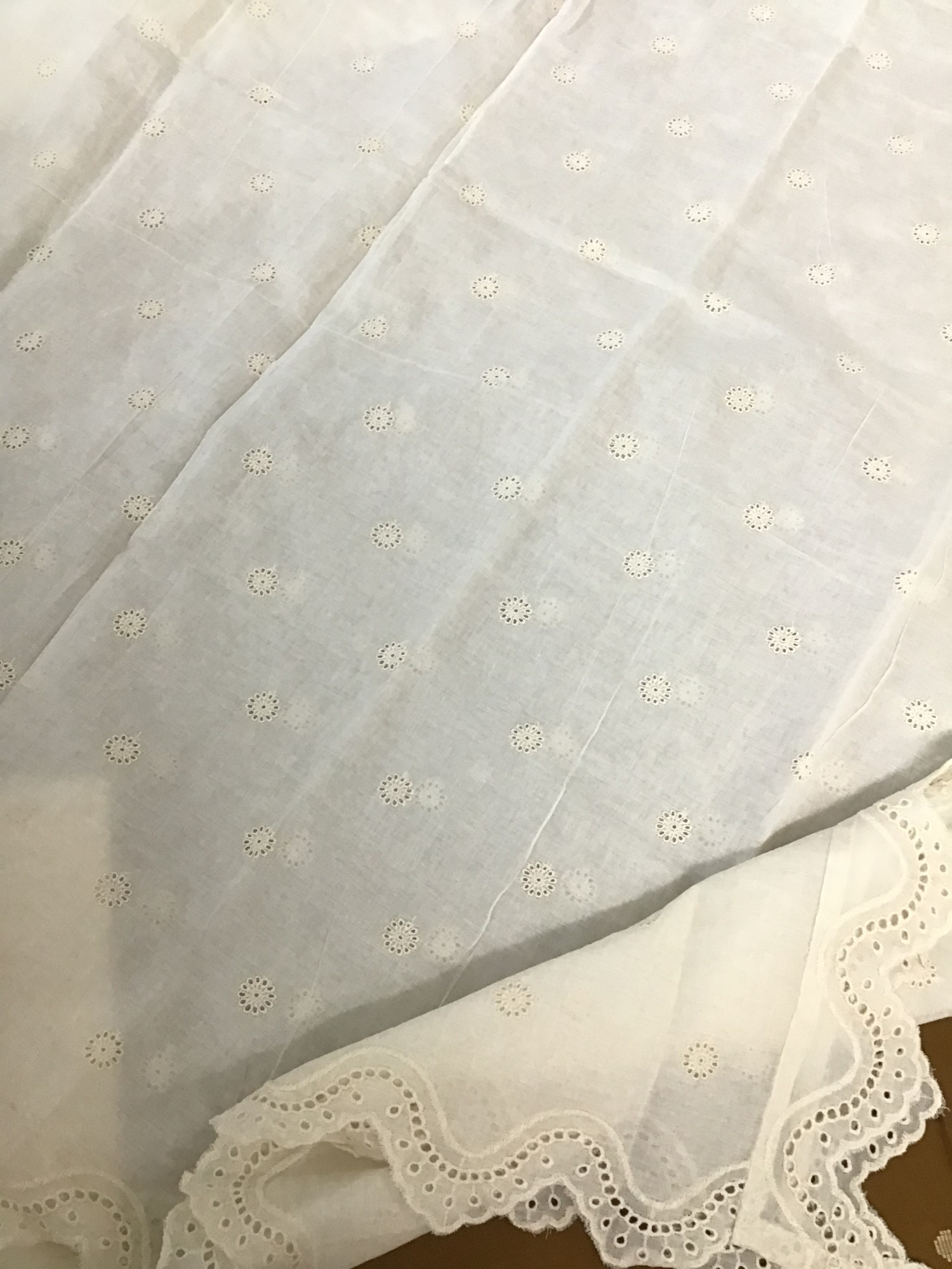 Pure Handloom Cotton Self Weaved Suit - Yellow
