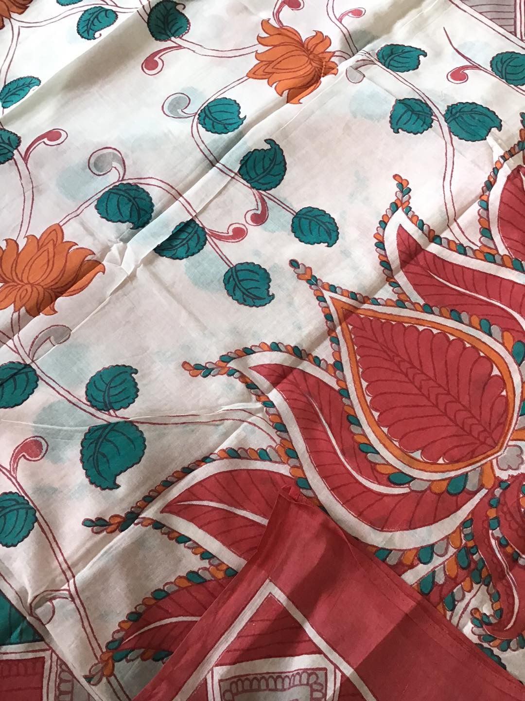 Pure Cotton Printed Suit - Pink