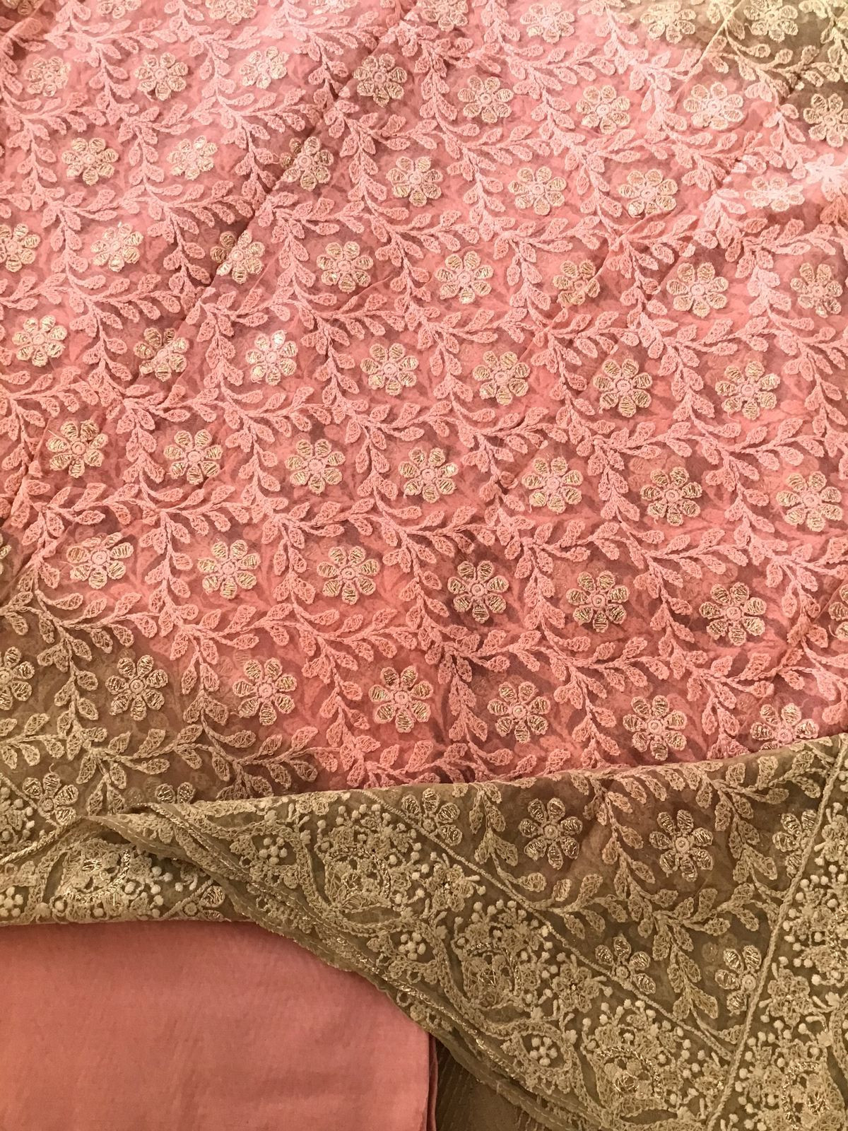 Pure Chanderi Silk Embroidered Suit - Green