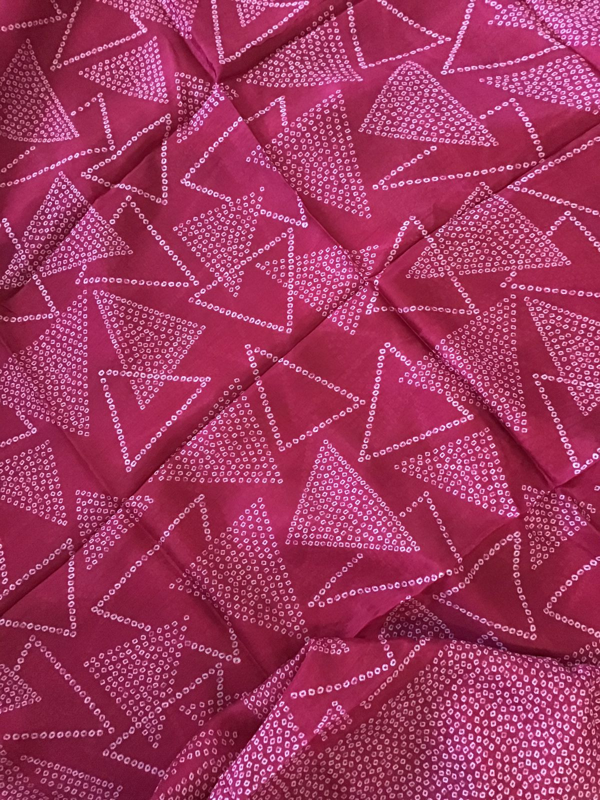 Pure Muslin Silk Printed Embroidered Suit - Dark Pink