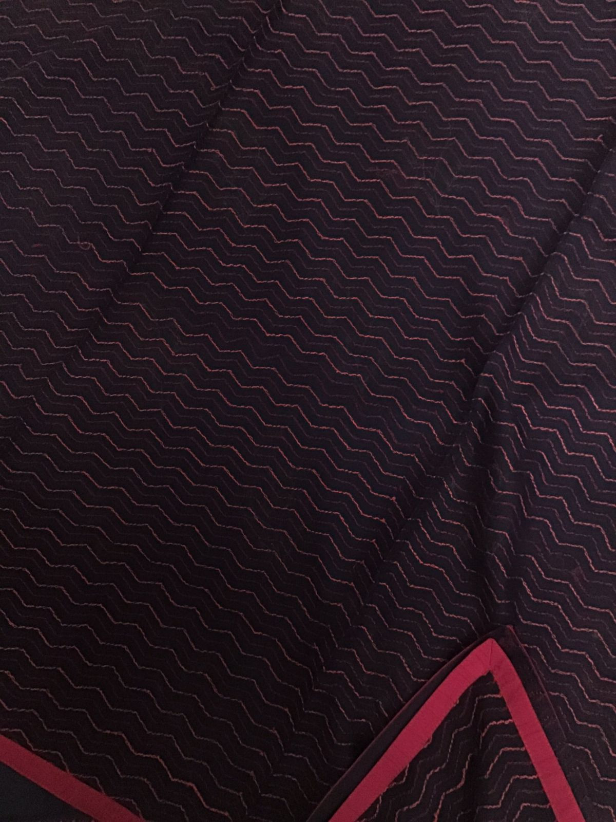 Pure Fine Tussar Embroidered Suit - Black