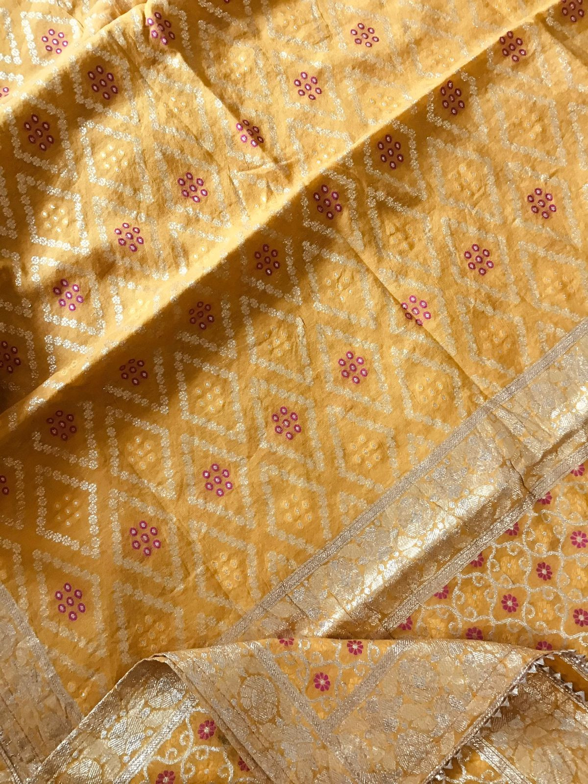 Soft Upada Silk Embroidered Suit - Orange