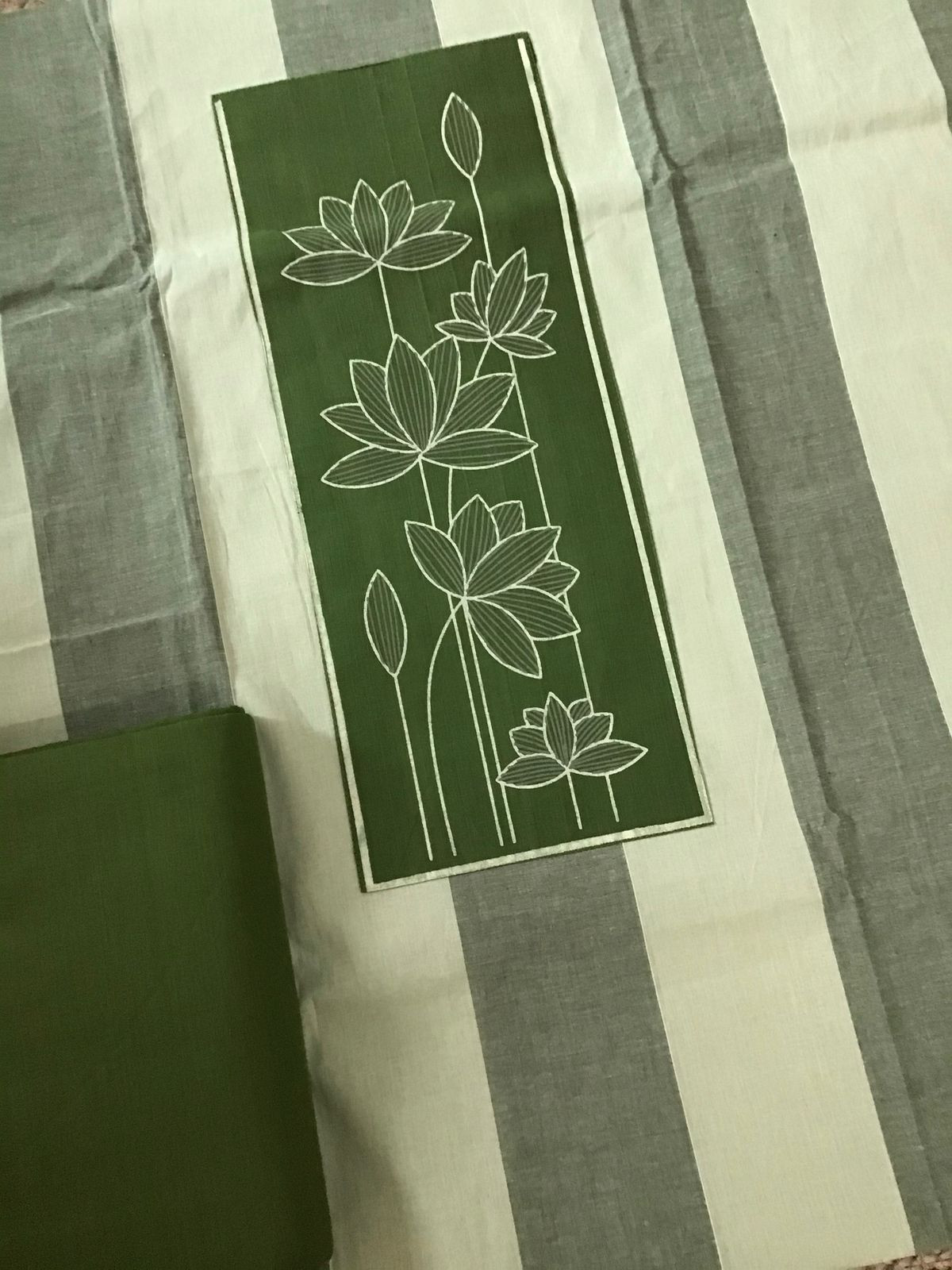 Pure Handloom Cotton Printed Suit - Green