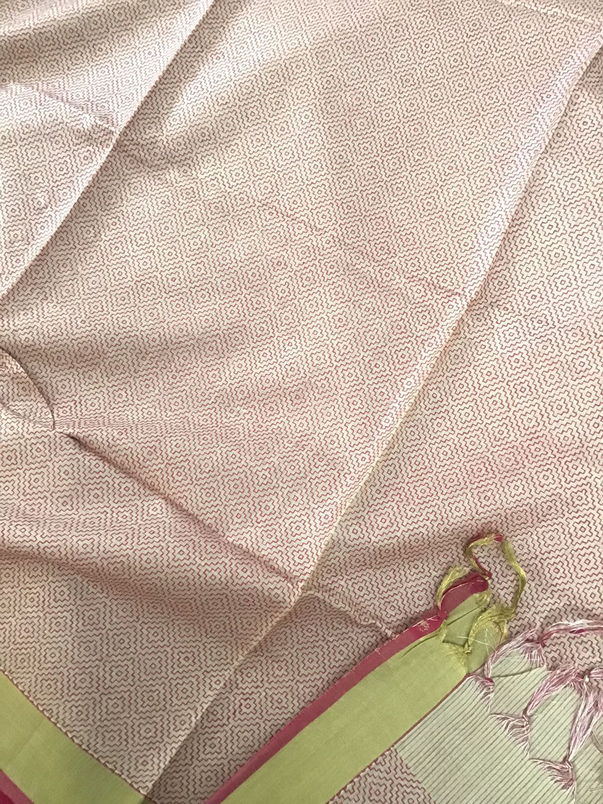 Pure Cotton Silk Embroidered Suit - Pink