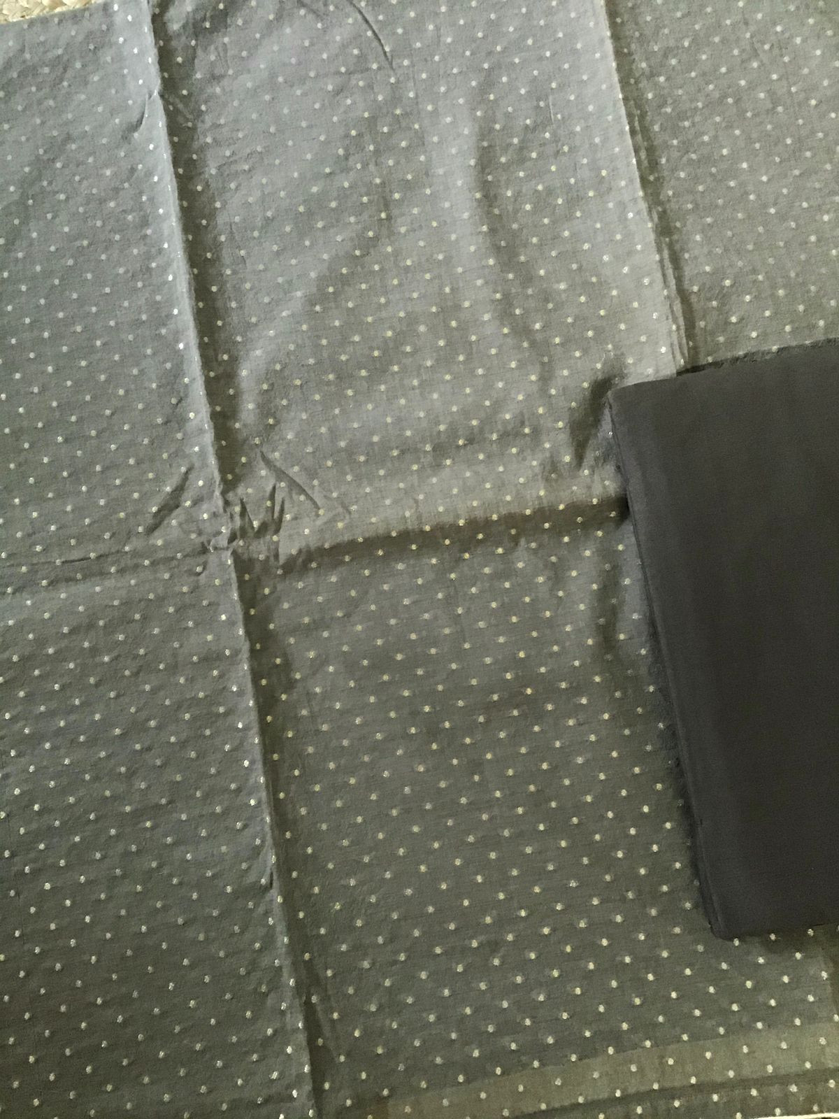 Pure Chanderi Banarasi Weaved Printed Suit - Green