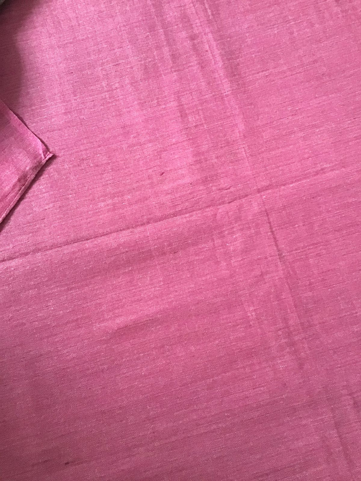 Pure Woollen Basbara Cotton Silk Printed Suit - Pink