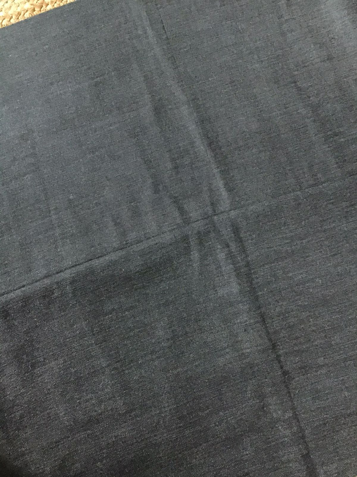 Pure Woollen Basbara Cotton Silk Printed Suit - Black