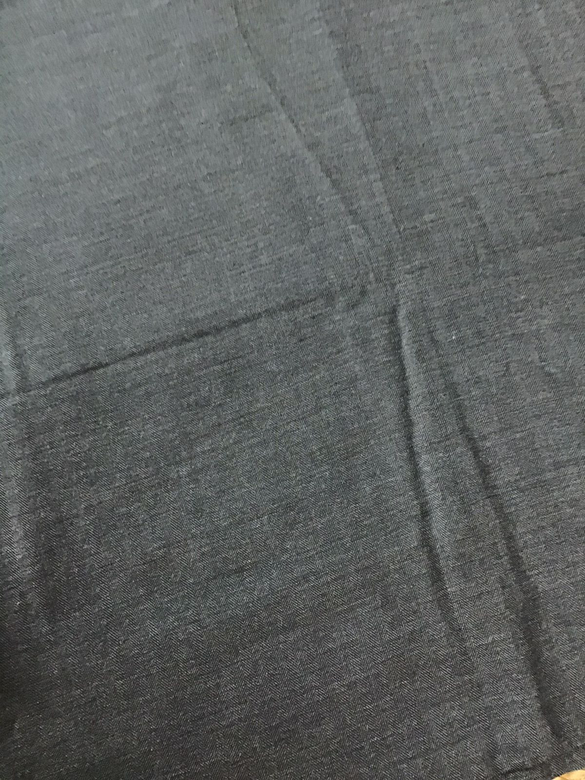 Pure Woollen Basbara Cotton Silk Printed Suit - Black