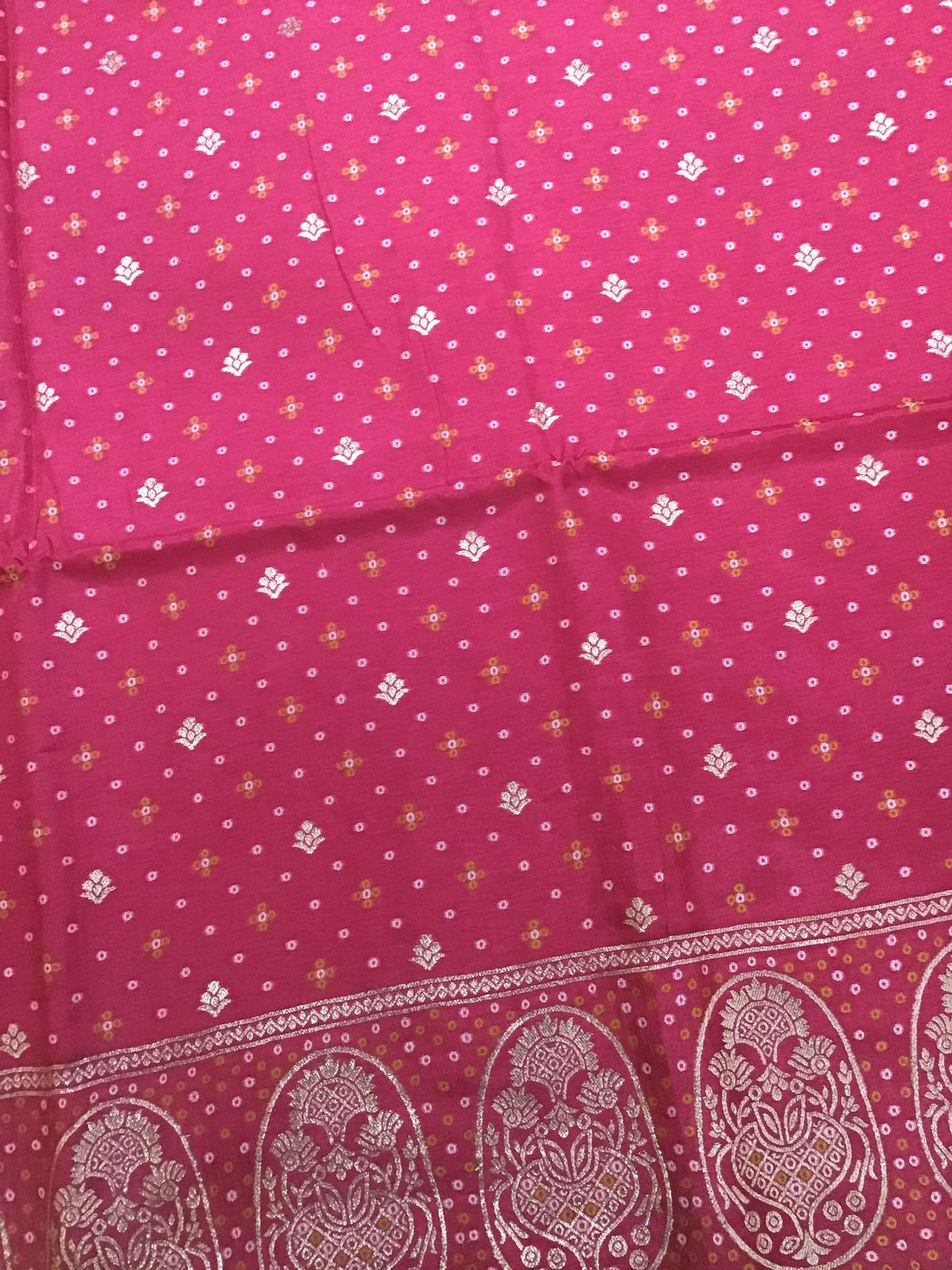 Soft Upada Silk Banarasi Weaved Suit - Pink