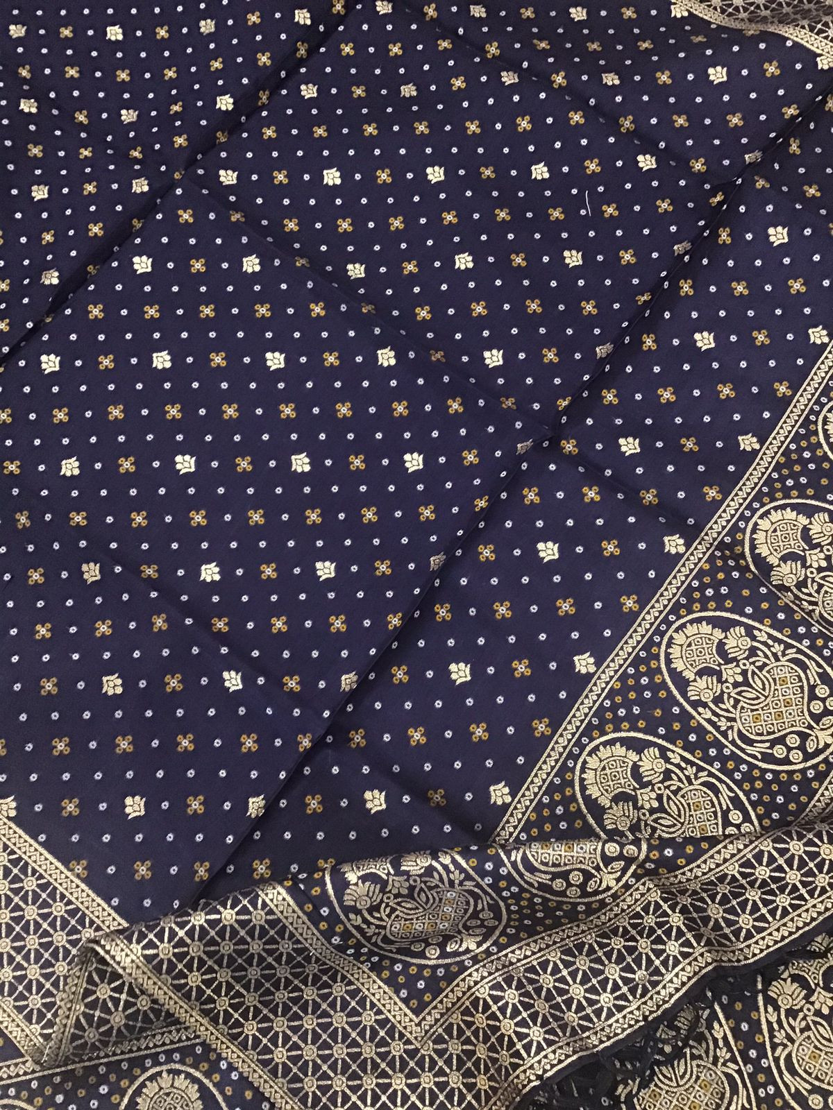 Soft Upada Silk Banarasi Weaved Suit - Blue