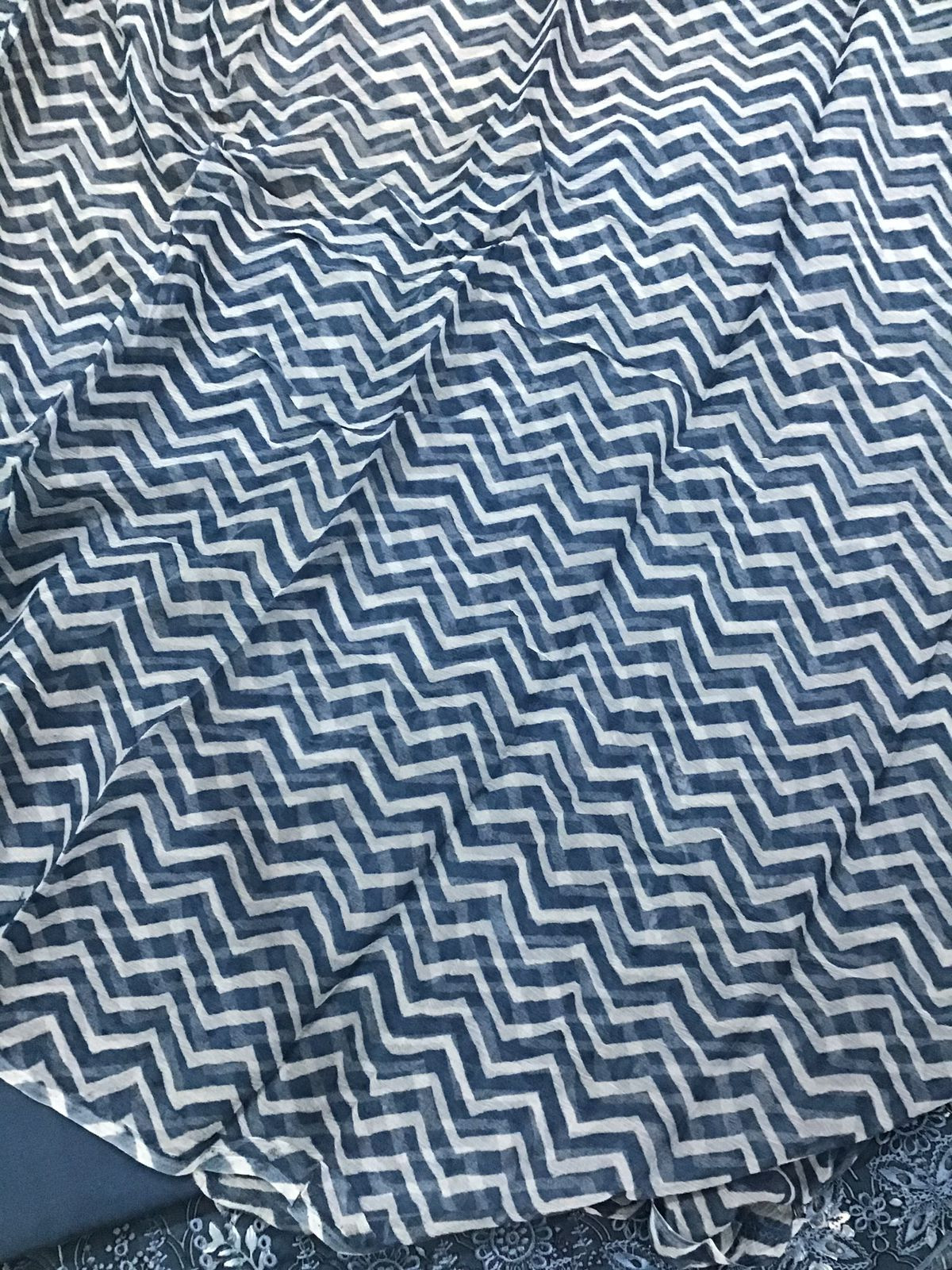 Pure Jaam Cotton Printed Embroidered Suit - Blue