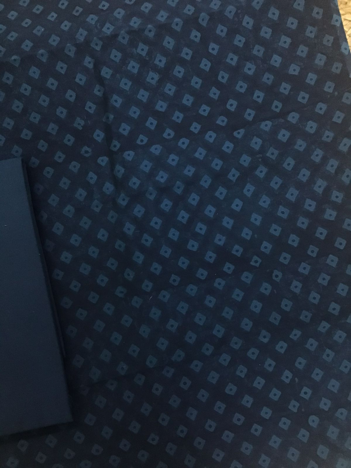 Pure Chanderi Printed Suit - Blue