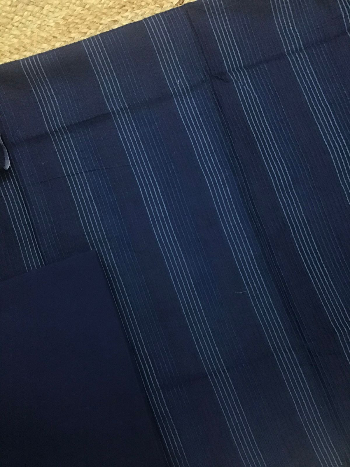 Pure Chanderi Printed Embroidered Suit - Blue