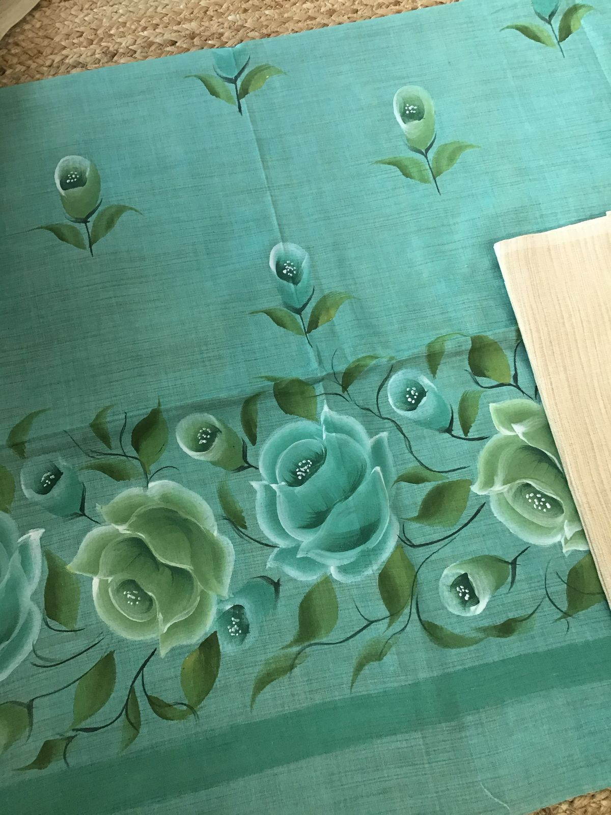 Soft Khadi Cotton Silk Brush Painted Suit - Pherozi