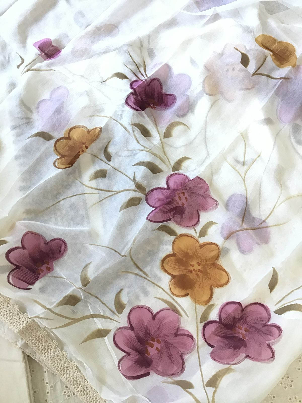 Pure Cotton Cutwork Embroidered Suit - Cream