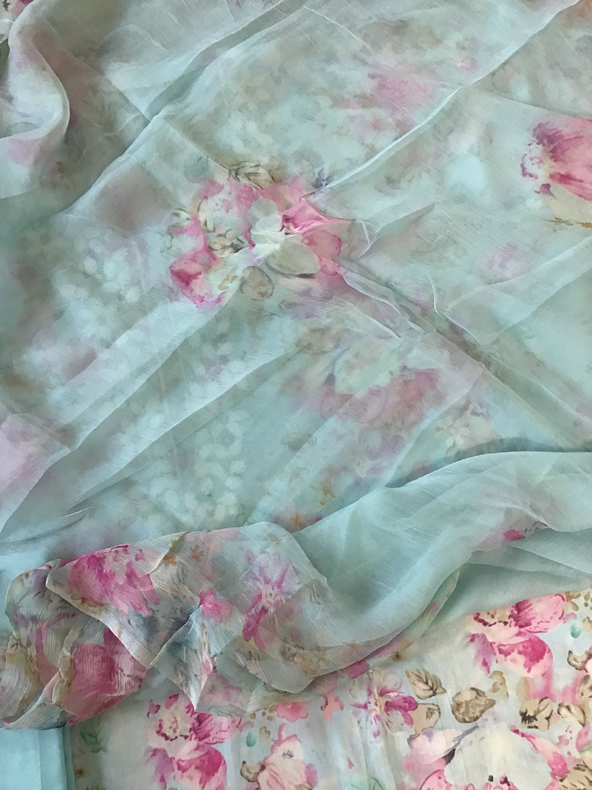 Pure Jaam Cotton Printed Embroidered Suit - Blue