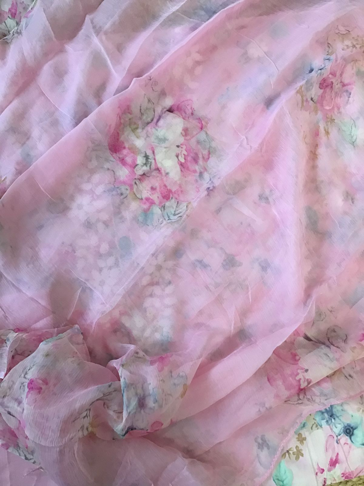 Pure Jaam Cotton Printed Embroidered Suit - Pink