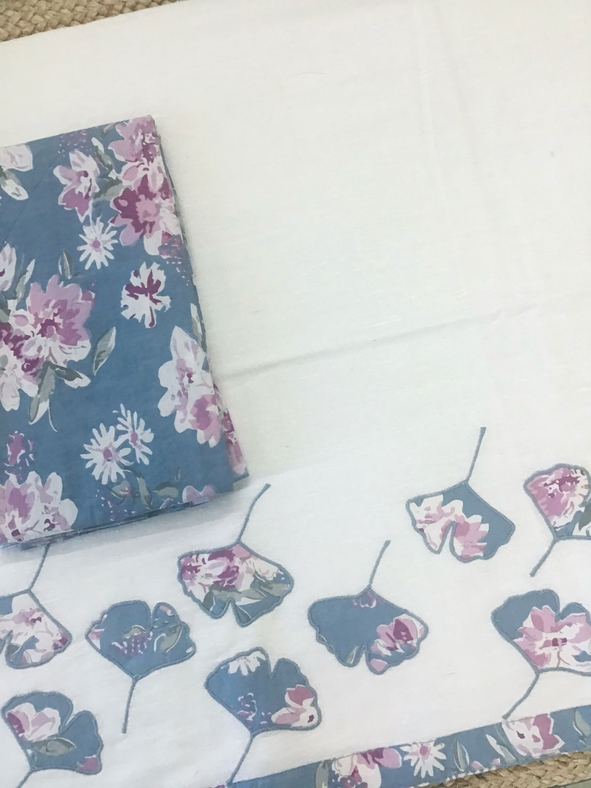 Soft Linen Khadi Cotton Embroidered Suit - Offwhite