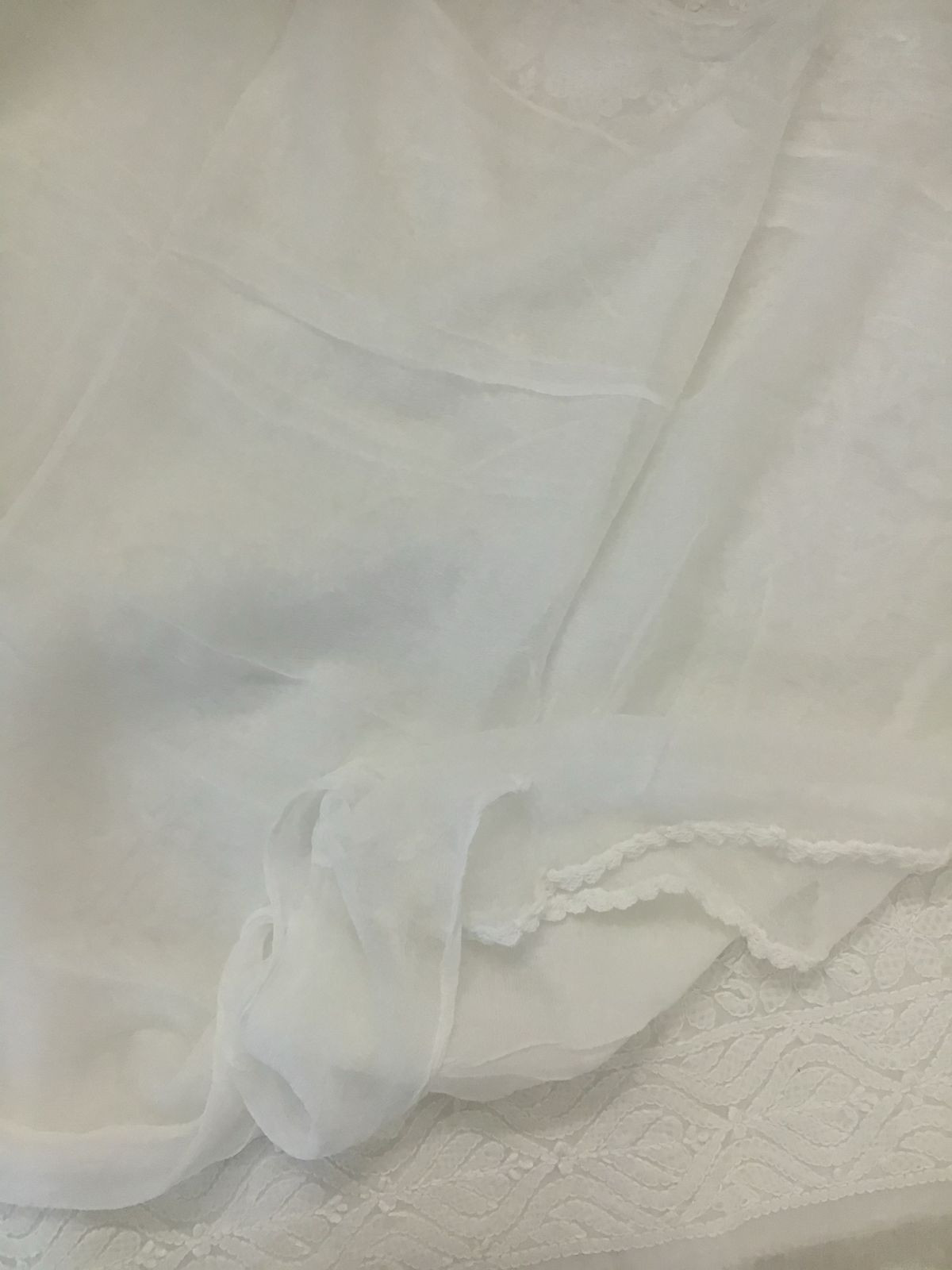 Pure Cotton Chikankari Work Suit - Offwhite