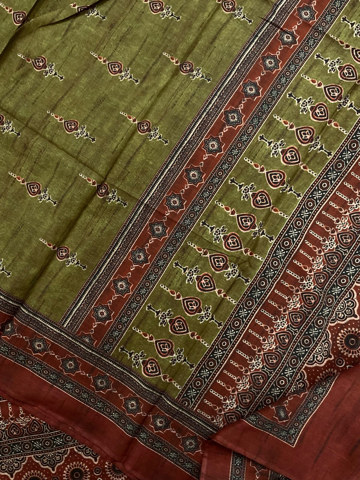 Pure Lawn Cotton Printed Suit - Yellowish Green