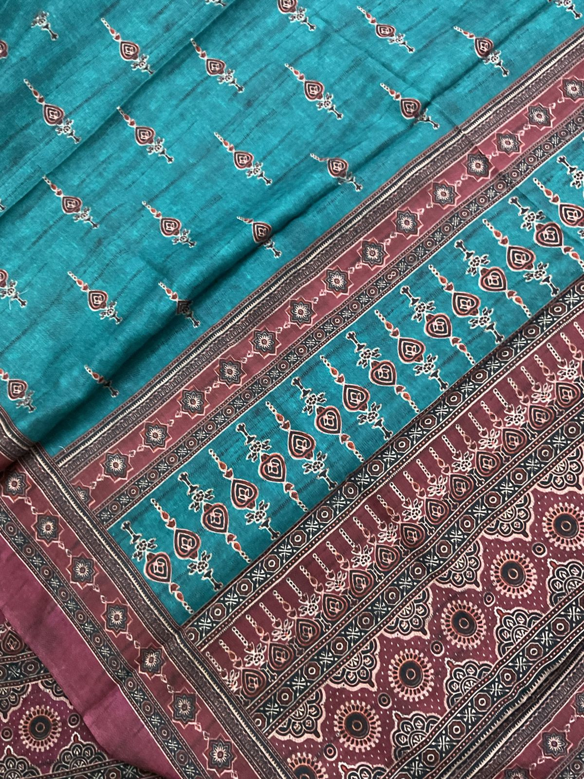 Pure Lawn Cotton Printed Suit - Blue