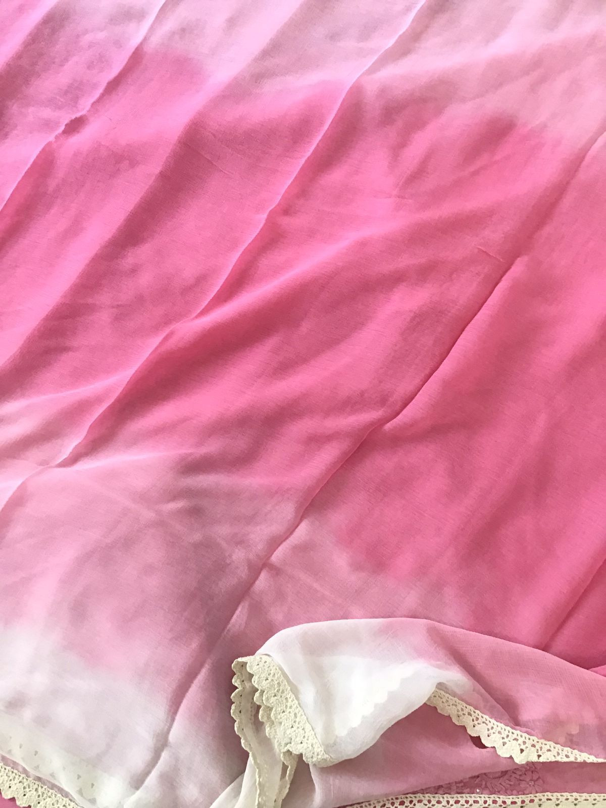 Pure Cotton Batik Printed Embroidered Suit - Pink