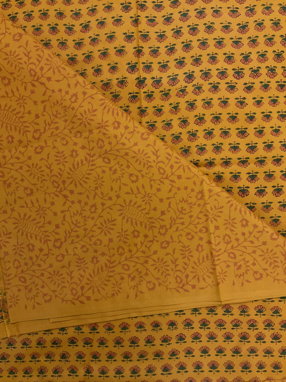 Soft Lizzie Bizzie Cotton Printed Suit - Yellow