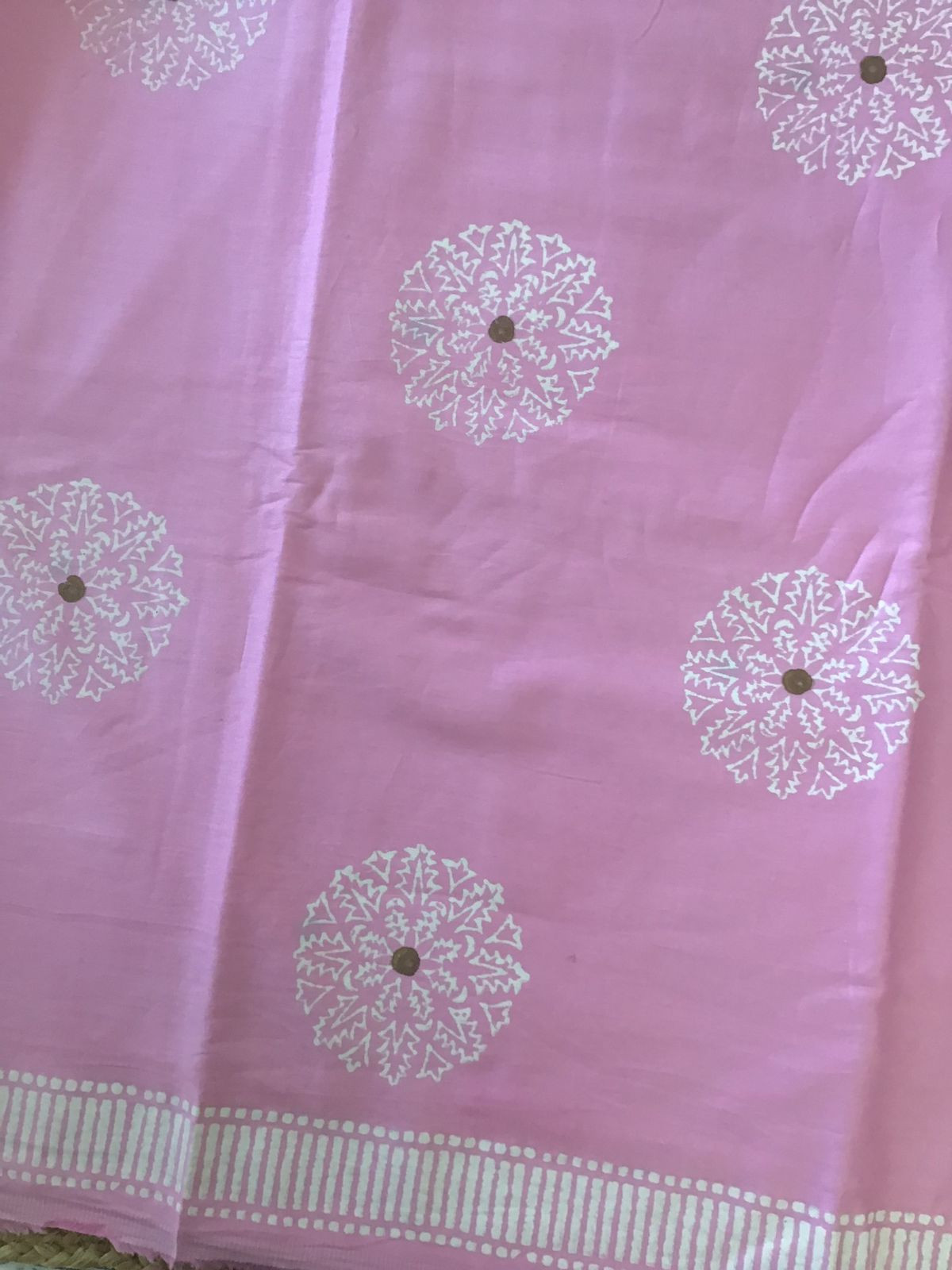 Pure Modal Cotton Printed Suit - Pink