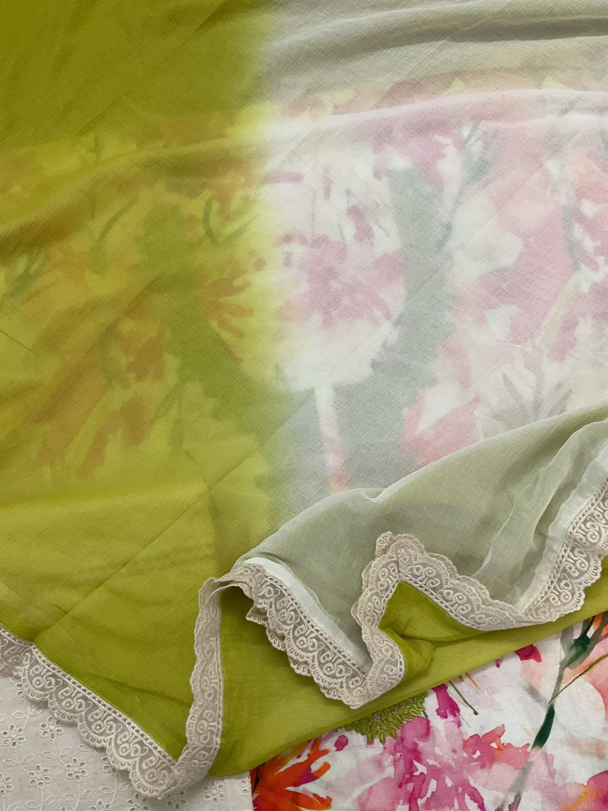 Pure Jaam Cotton Printed Embroidered Suit - Off White