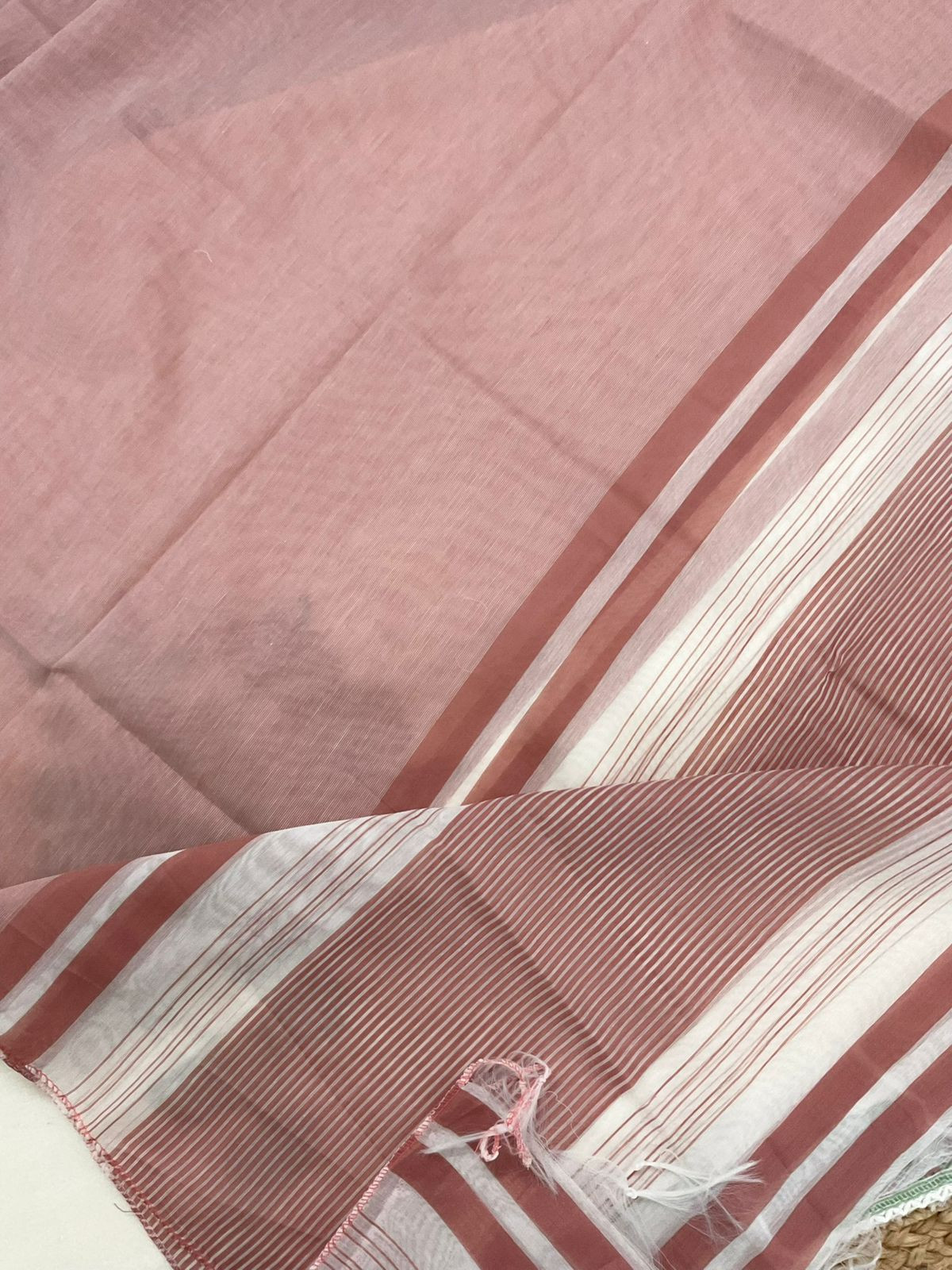 Soft Shimmer Silk Jamdani Weaved Embroidered Suit - Off White