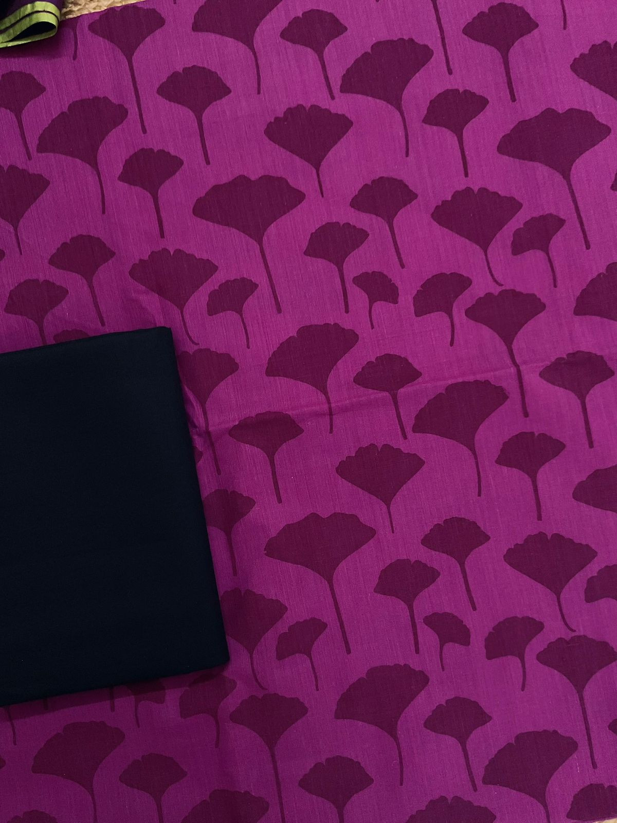 Pure Cotton Printed Suit - Purplish Pink