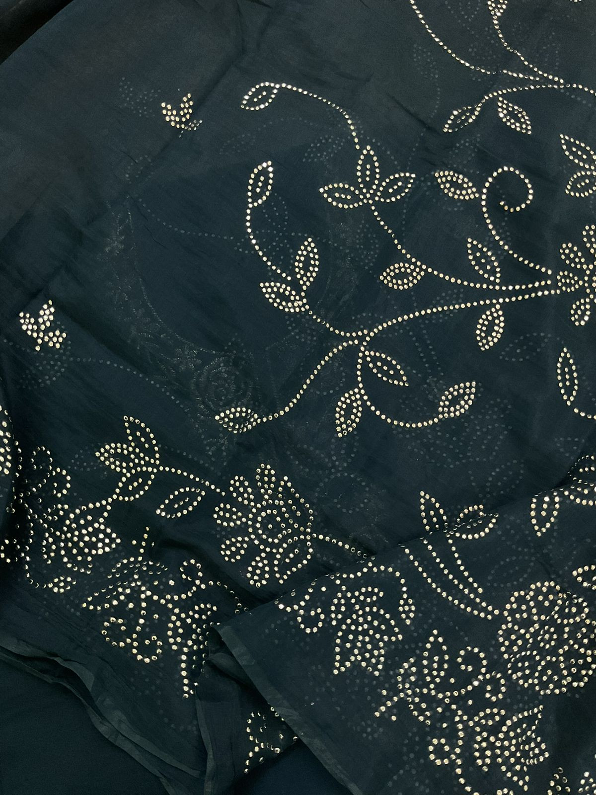 Soft Chanderi Embroidered Suit - Blue