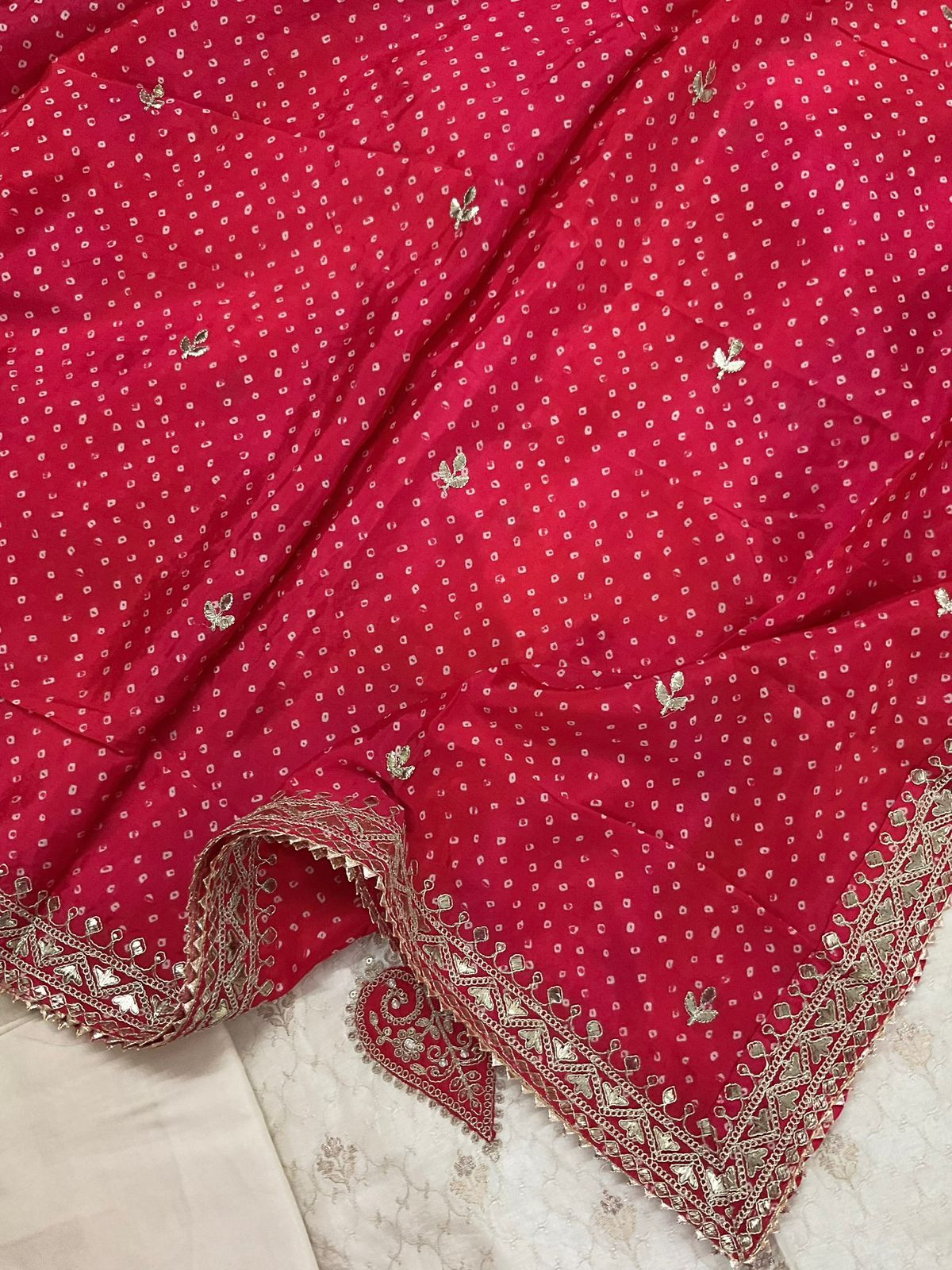 Soft Dola Silk Banarasi Weaved Embroidered Suit - Off White