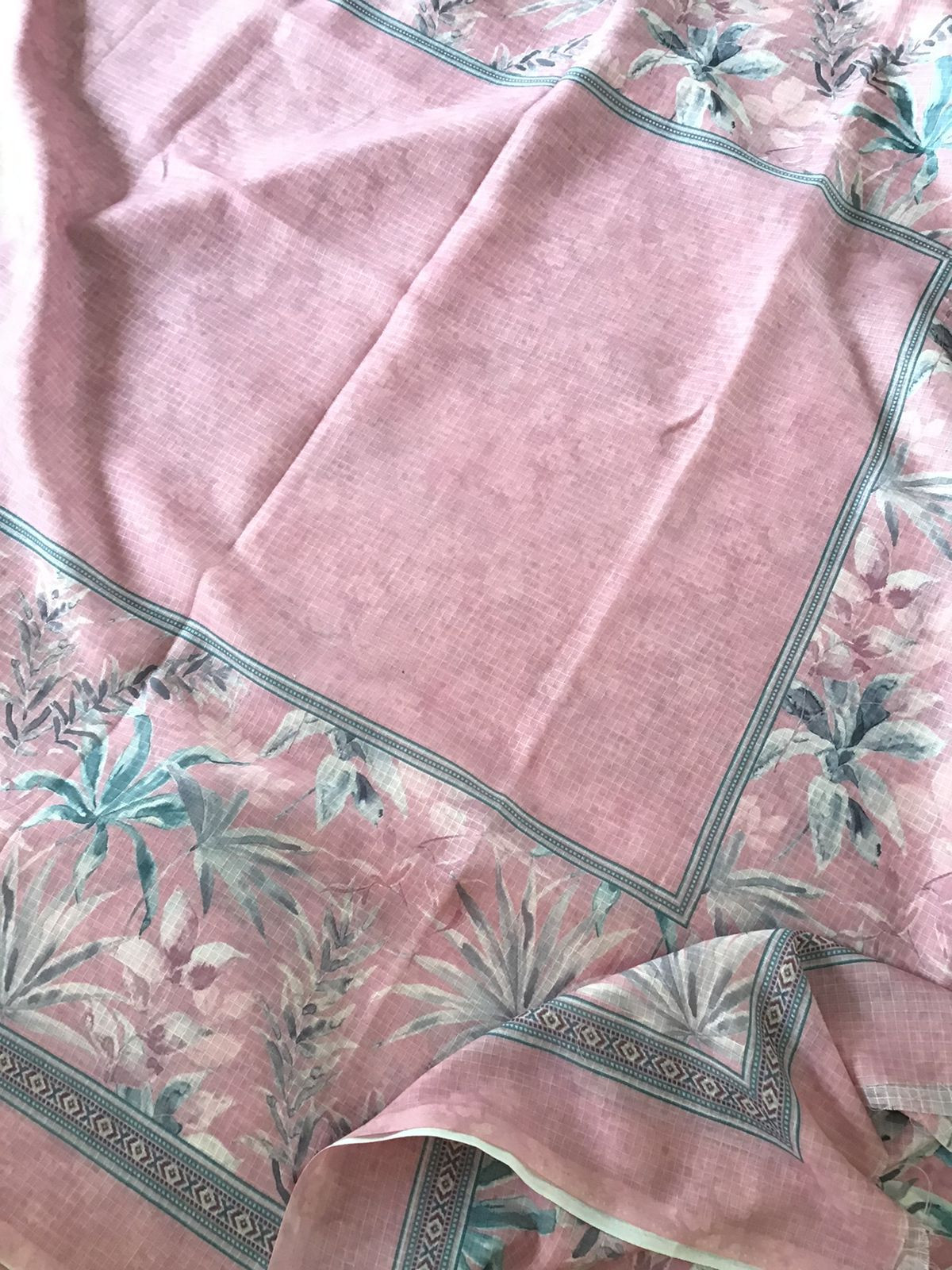 Pure Cotton Printed Suit - Pink