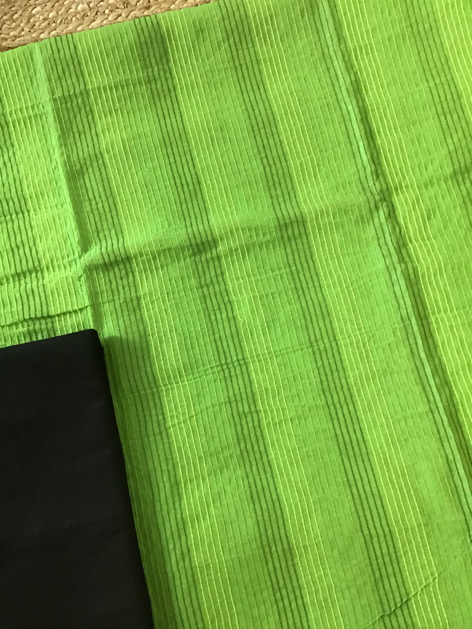 Soft Chanderi Embroidered Suit - Green