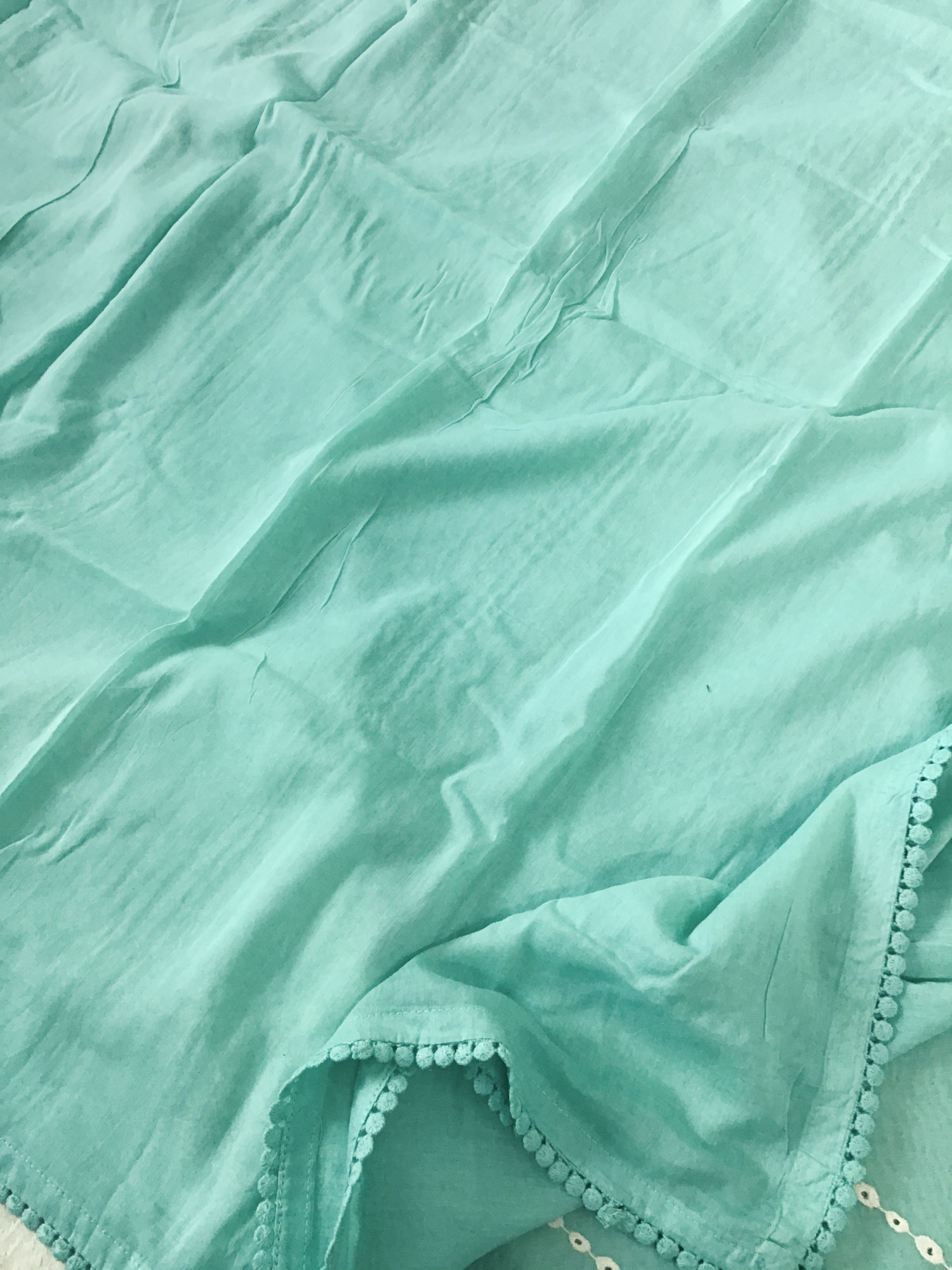 Soft Chanderi Embroidered Suit - Blue