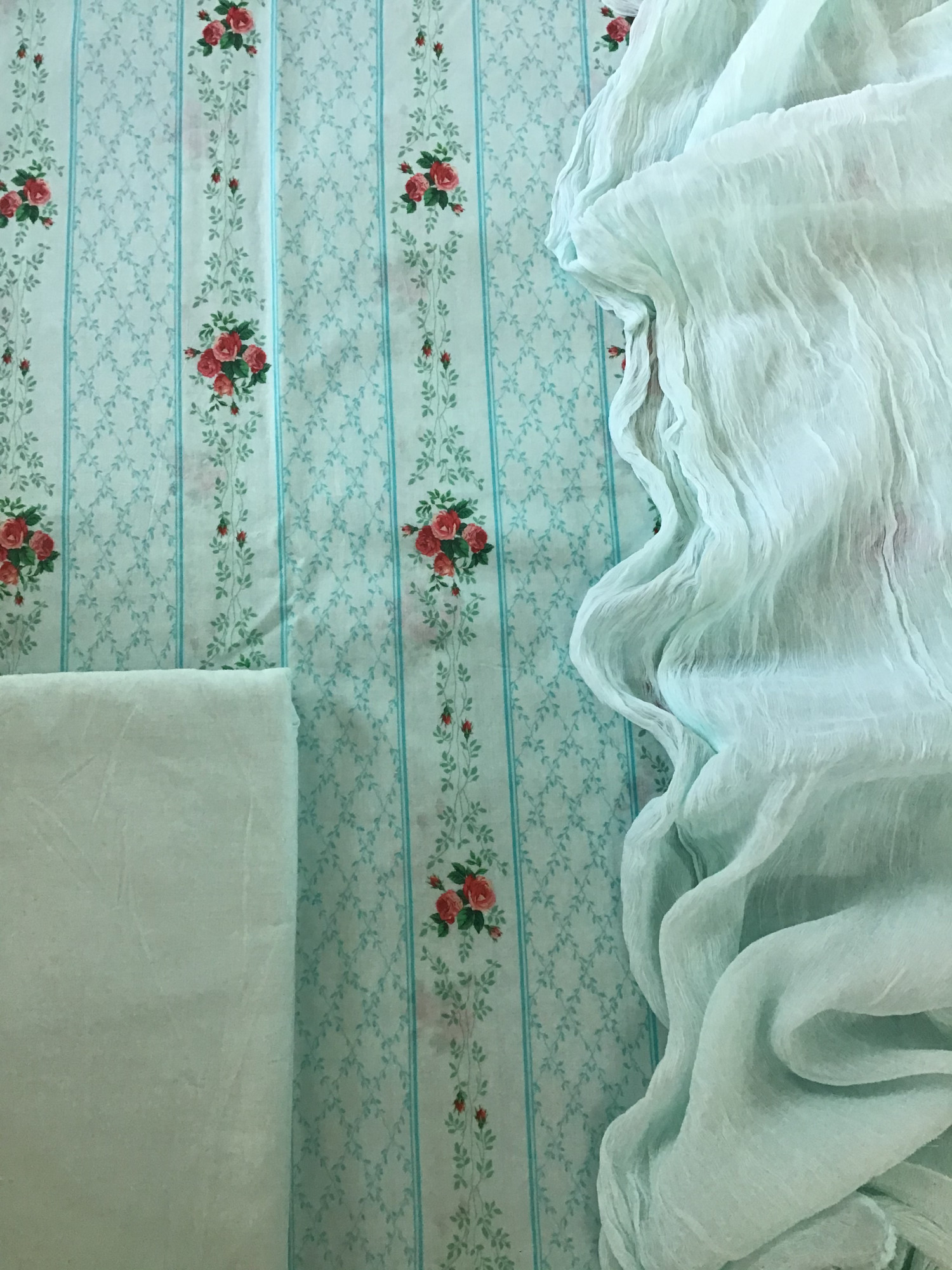 Pure Muslin Printed Suit - Blue