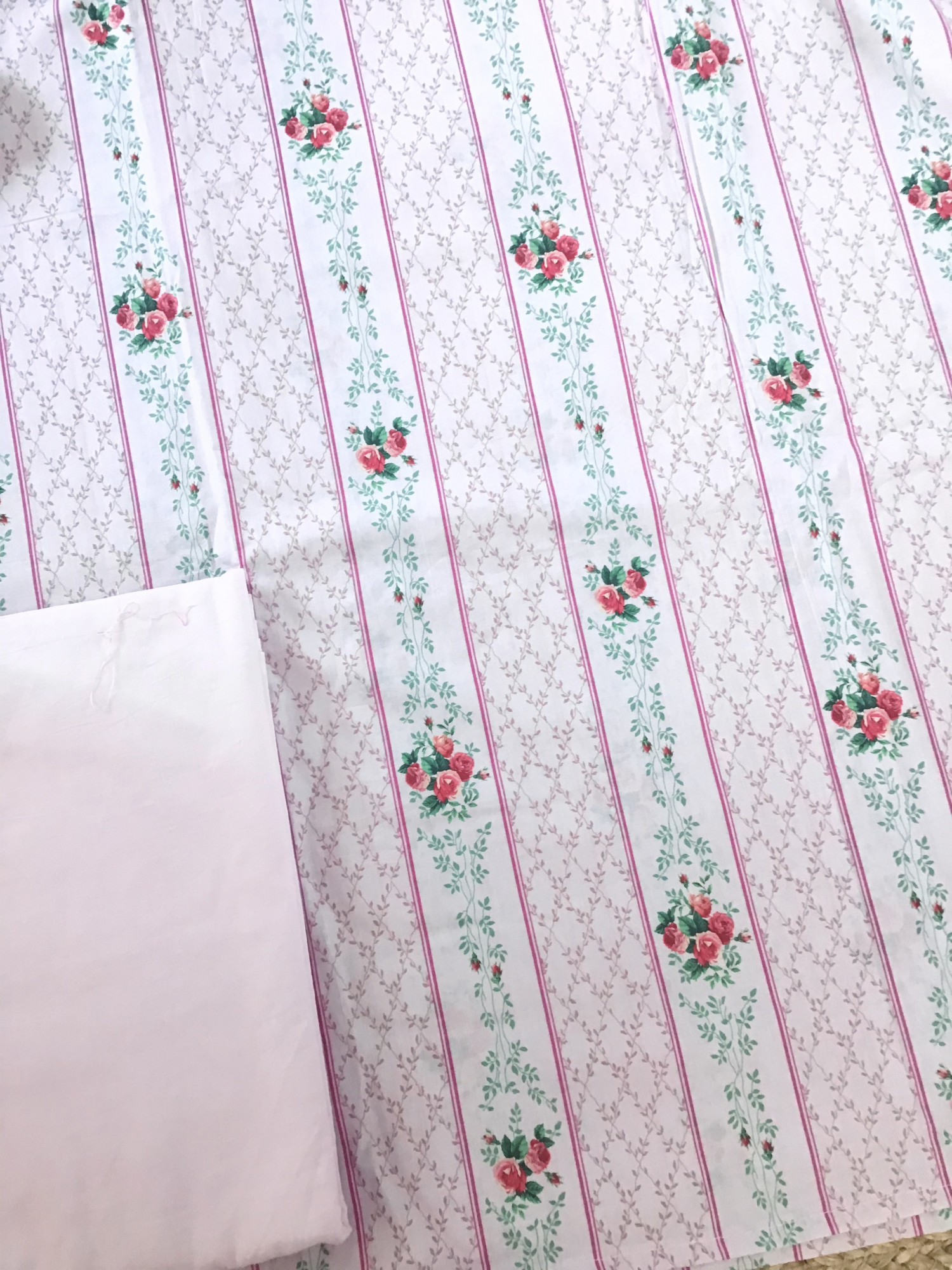 Pure Muslin Printed Suit - Pink