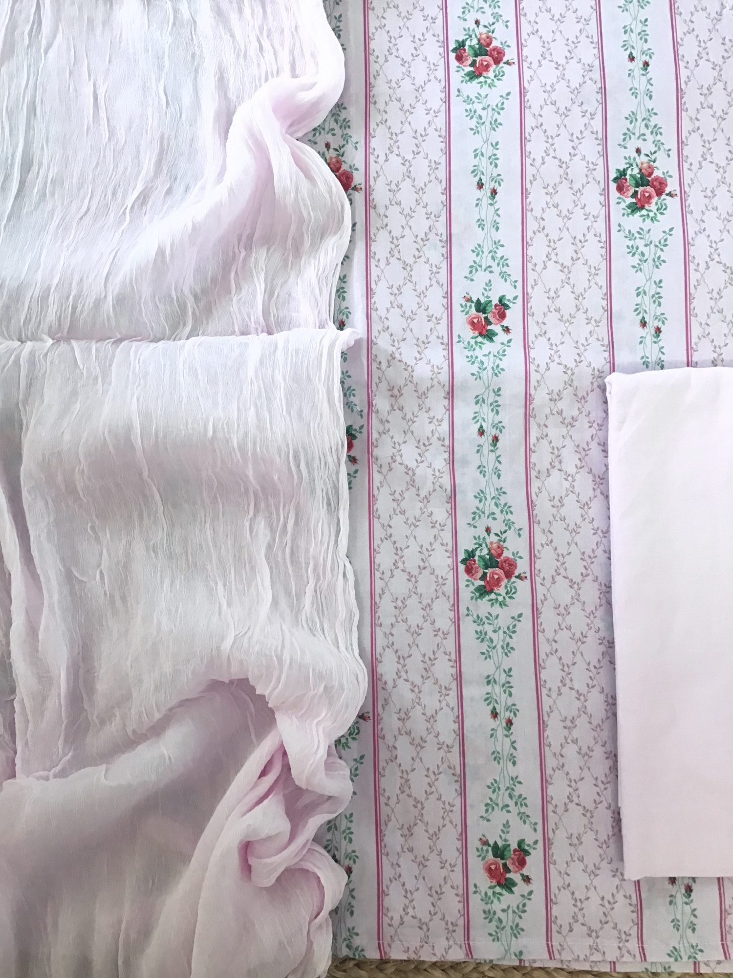 Pure Muslin Printed Suit - Pink