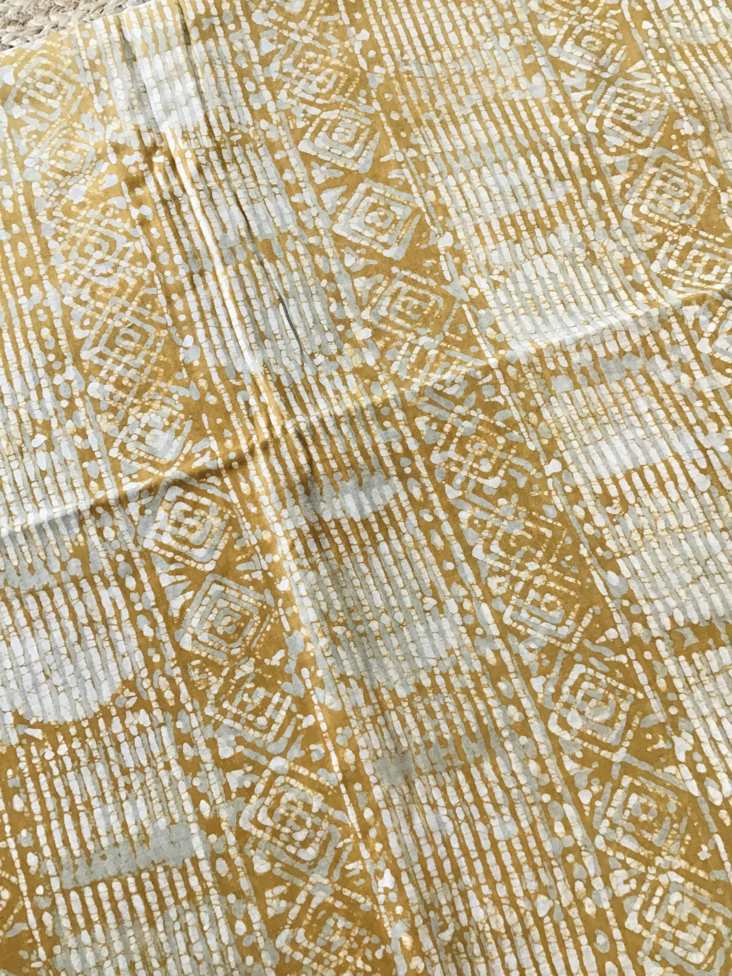 Pure Chanderi Printed Embroidered Suit - Yellow