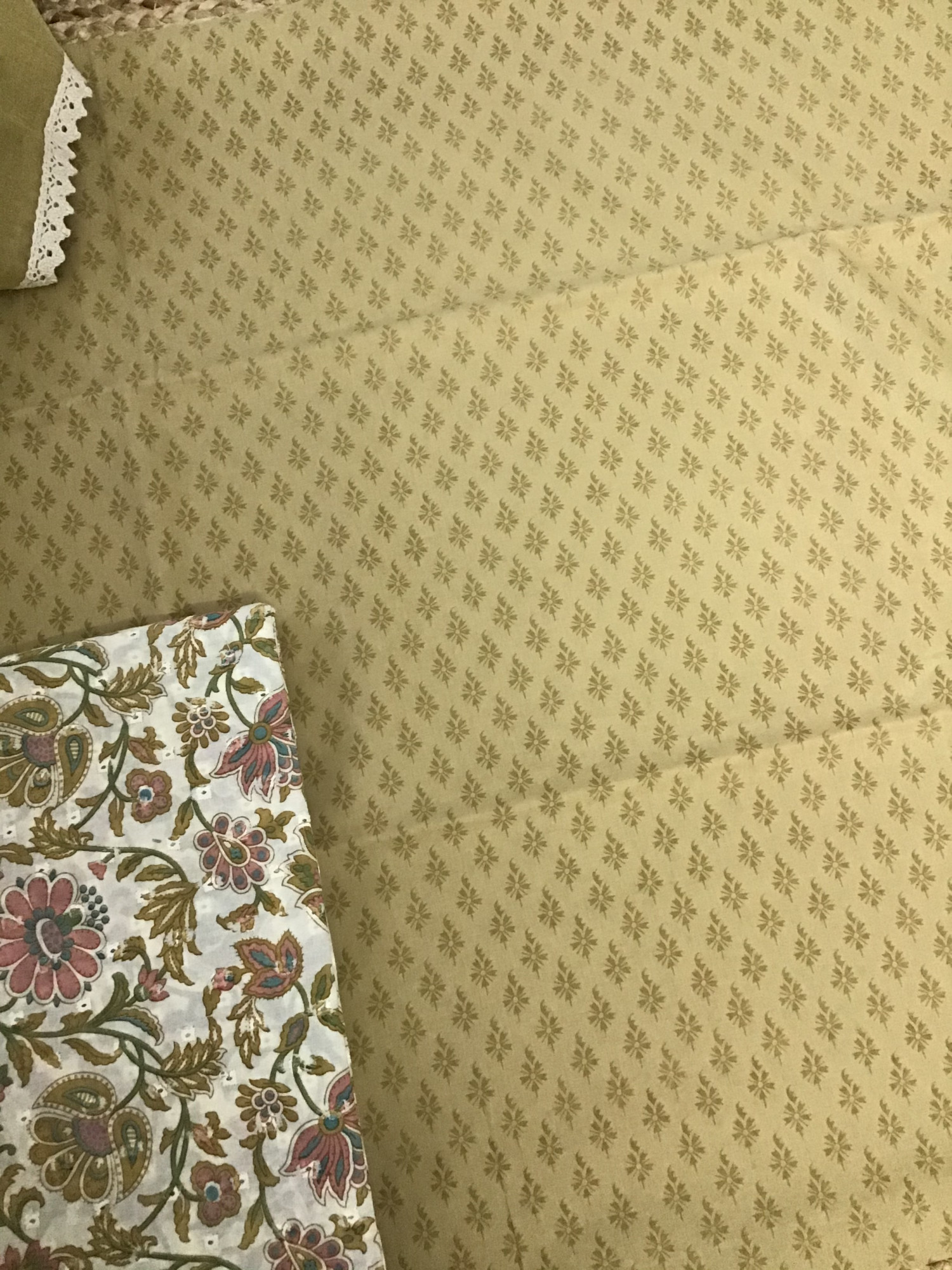 Pure Cotton Printed Suit - Yellow