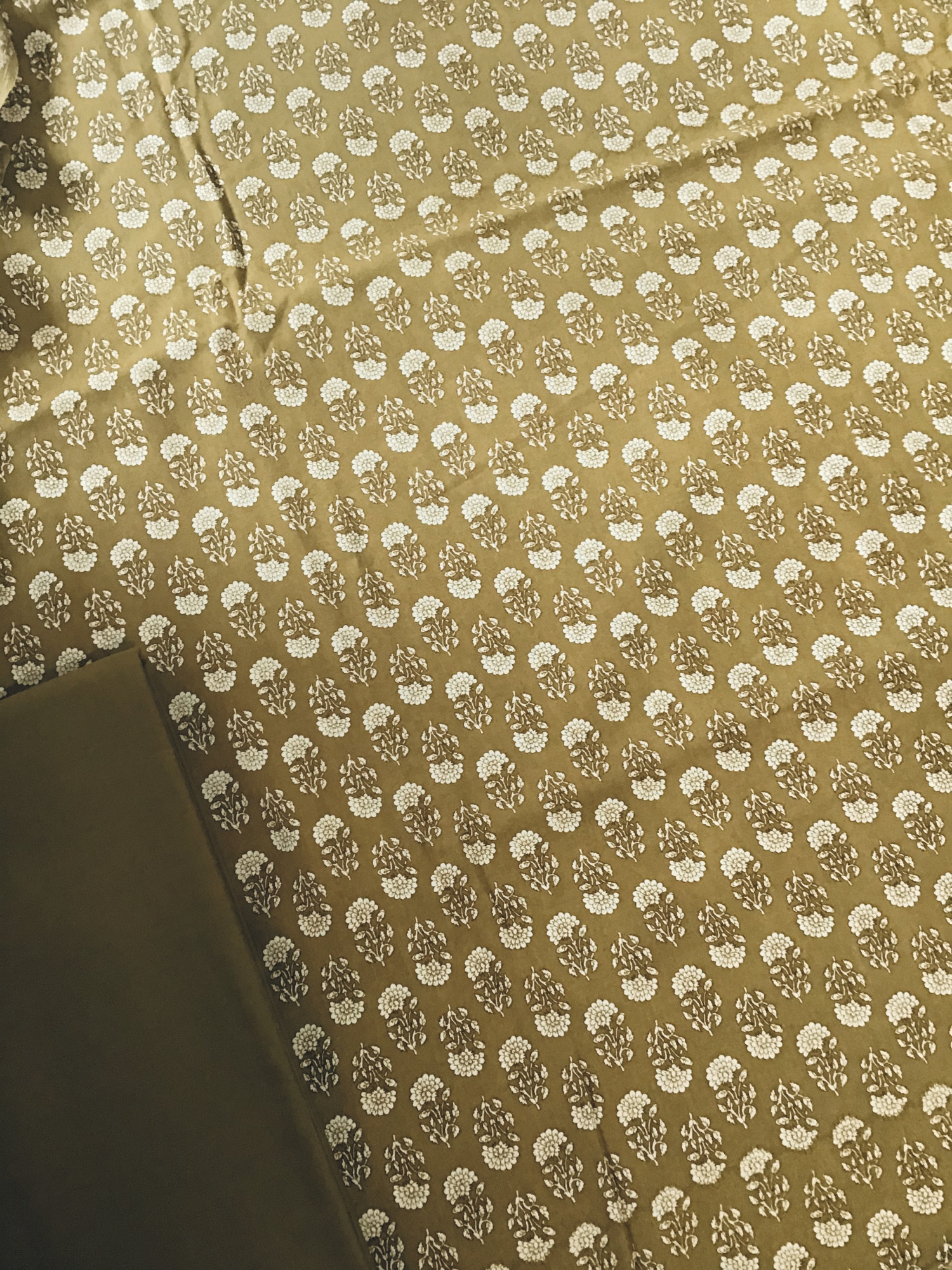 Pure Fine Modal Cotton Printed Suit - Yellow