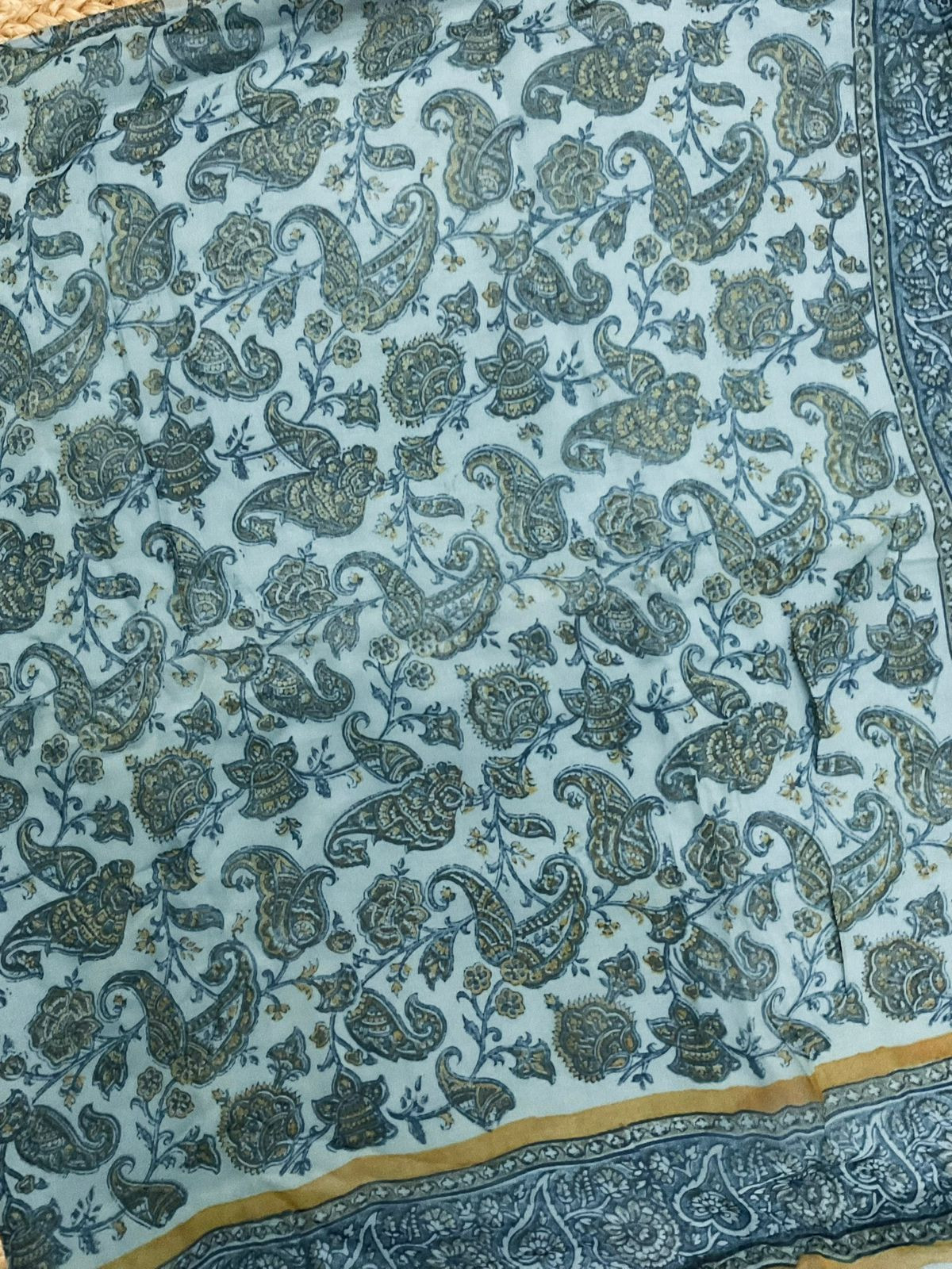 Soft Fine Georgette Printed Suit - Grey