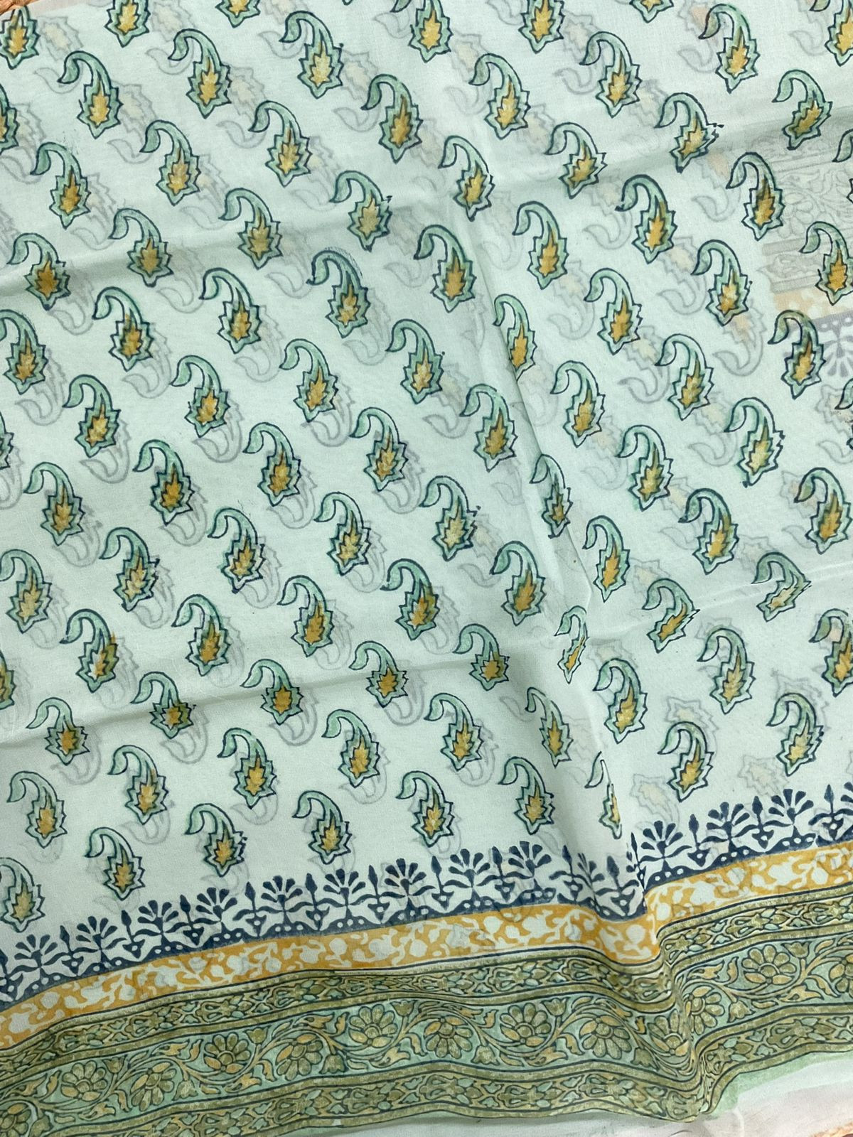 Soft Fine Georgette Printed Suit - Green