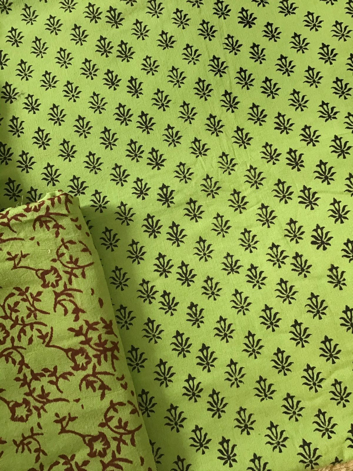 Pure Cudroy Cotton Bagh Printed Suit - Green