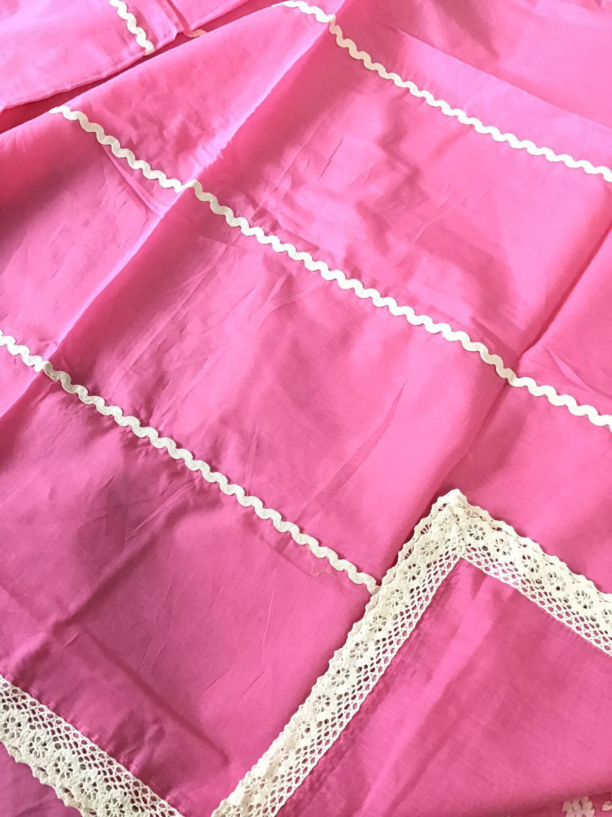 Pure Muslin Printed Embroidered Suit - Pink