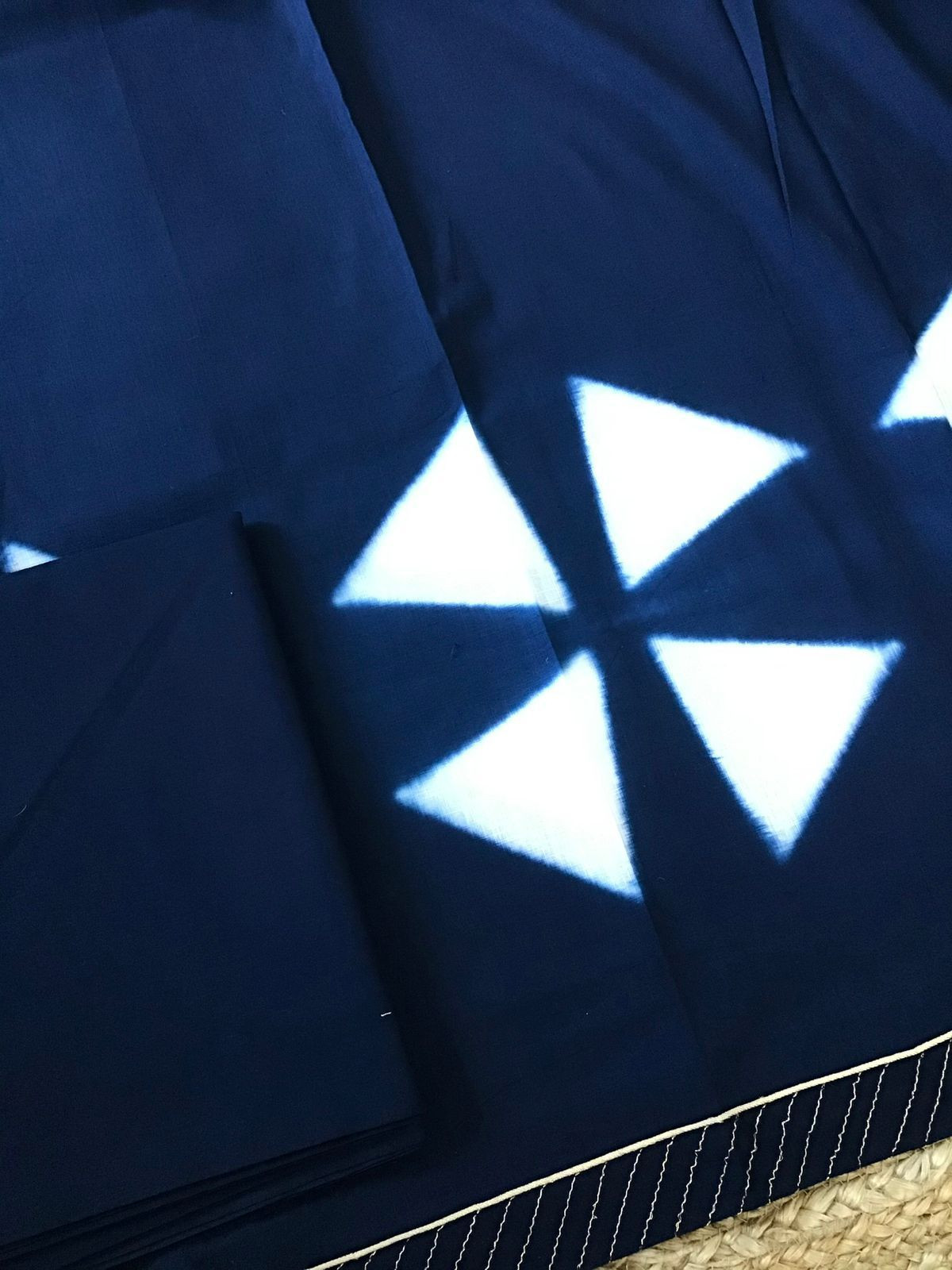 Pure Slub Cotton Printed Suit - Blue