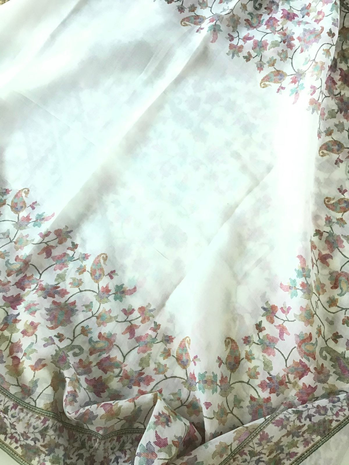 Pure Jaam Cotton Printed Suit - Off White