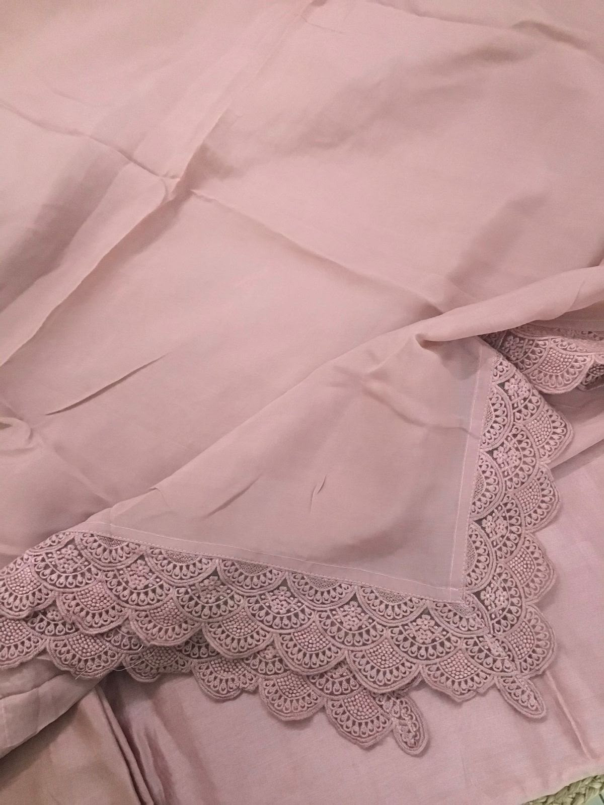 Pure Fine Chanderi Embroidered Suit - Pink