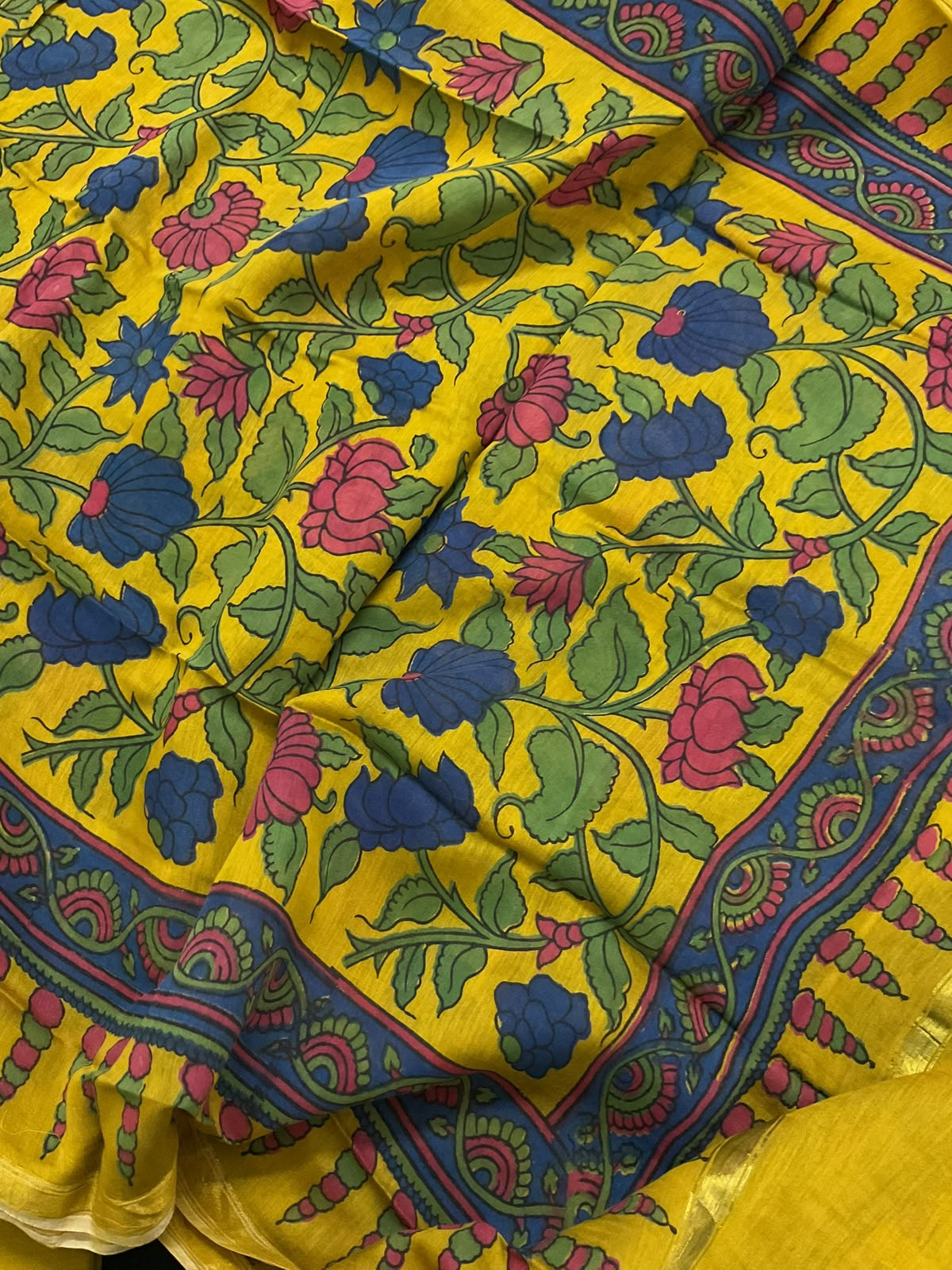Pure Cotton Printed Embroidered Suit - Black